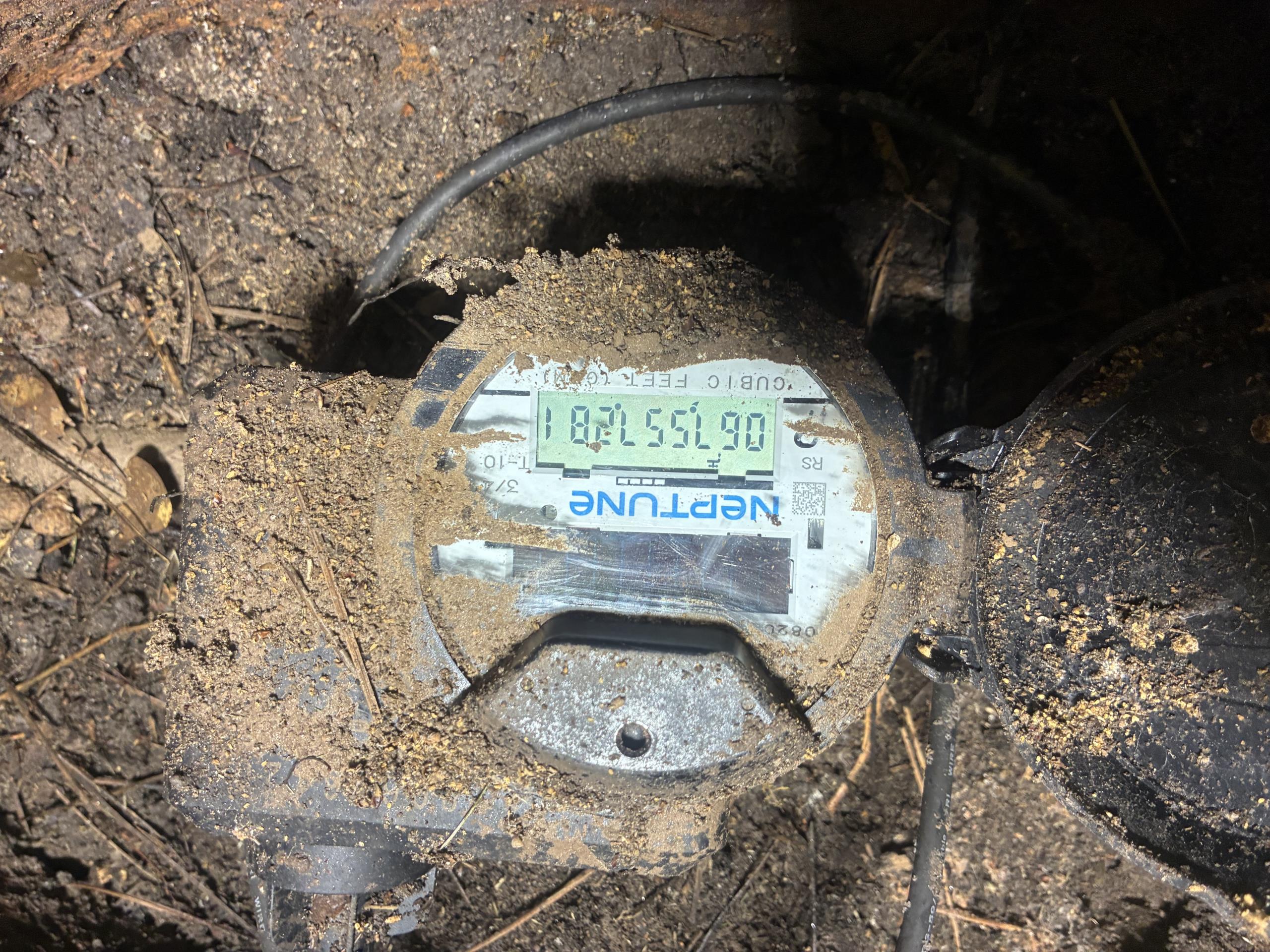 Call for spike in water usage.

Arrived and met with house sitter (Amber), and briefly spoke with Ms. Sara on the phone (Home owner, away on travels).

Did initial walkthrough for obvious signs of water escape. Verified leak was not in mainline between meter and yard via ball valve isolation.

Conducted thorough and complete inspection of water system.

Observations and findings:
Home main line from city in front of house. Appears to have irrigation on well system. Copper pipes throughout home. Pressure regulating valve replaced and operating normally, replaced June of 2024. Tankless (Navien) was installed (it appears as a swap out) in December of 2023. Several toilet rebuilds and replacements over the last couple years, with two toilets installed in September of 2024. No water filtration on mainline. Simple in line filter for kitchen sink. Recirculating system served by stand alone recirculation pump located in crawlspace area near master bedroom/kitchen. Point of use heater under kit