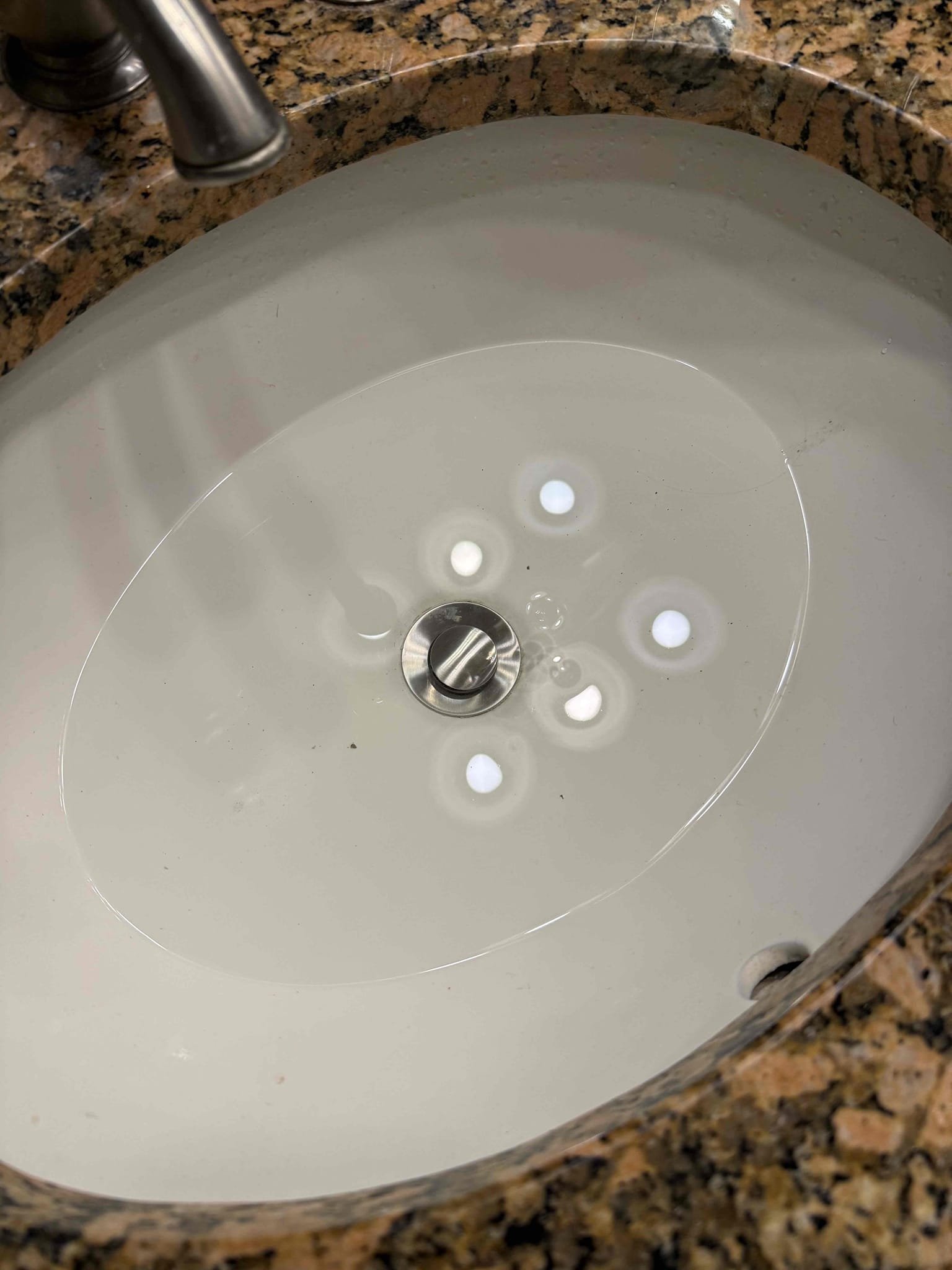 Leak on toilet supply and pop up assembly not working upon arrival. Customer stated he noticed a leak on the supply line and that his wife’s pop up assembly doesn’t work at all. Informed customer we could replace the stop and the supply line and open the wall to double check for no more leaks. We would also need to replace the pop up assembly. Gave customer estimate, customer approved estimate. Installed new quarter turn angle stop with new toilet supply line and installed new pop up assembly. Turned water on to check for leaks and found no leaks. Installed new pop up assembly and let sink drain multiple times to make sure there was no leak. No leaks upon departure 