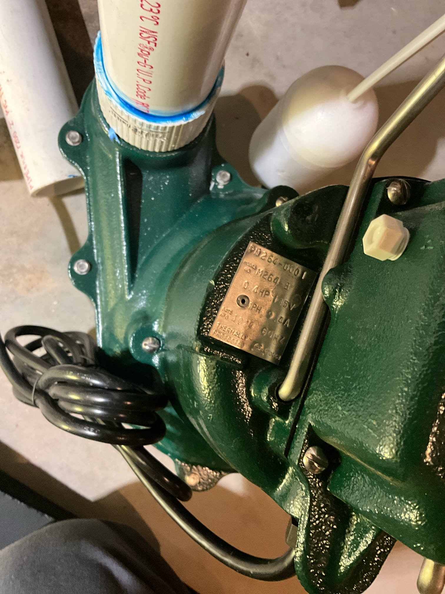 Call for sewer backup in basement.

Met with Ms. Sheila and discussed the issue. 

Inspection findings discovered the sewage ejection pump has burnt out and no longer functioning. No electrical issues found.

Removed failed pump and installed new pump, new check valve, and resealed. When basin was open I found no wipes or evidence of misuse of pump. Pump is from around 2008. It serves two bathrooms and a kitchenette.

Discussed findings with Ms. Sheila and the repair work done.

We also discussed the water filtration system that was recommended by Mr. Chen. I have attached the additional information below for that issue.


https://www.ccmwa.org/sites/default/files/inline-files/Virginia%20Tech%20-%20Cobb%20County%20Pinhole%20Leak%20Report%203-13-2018-Final.pdf


https://www.ewg.org/tapwater/