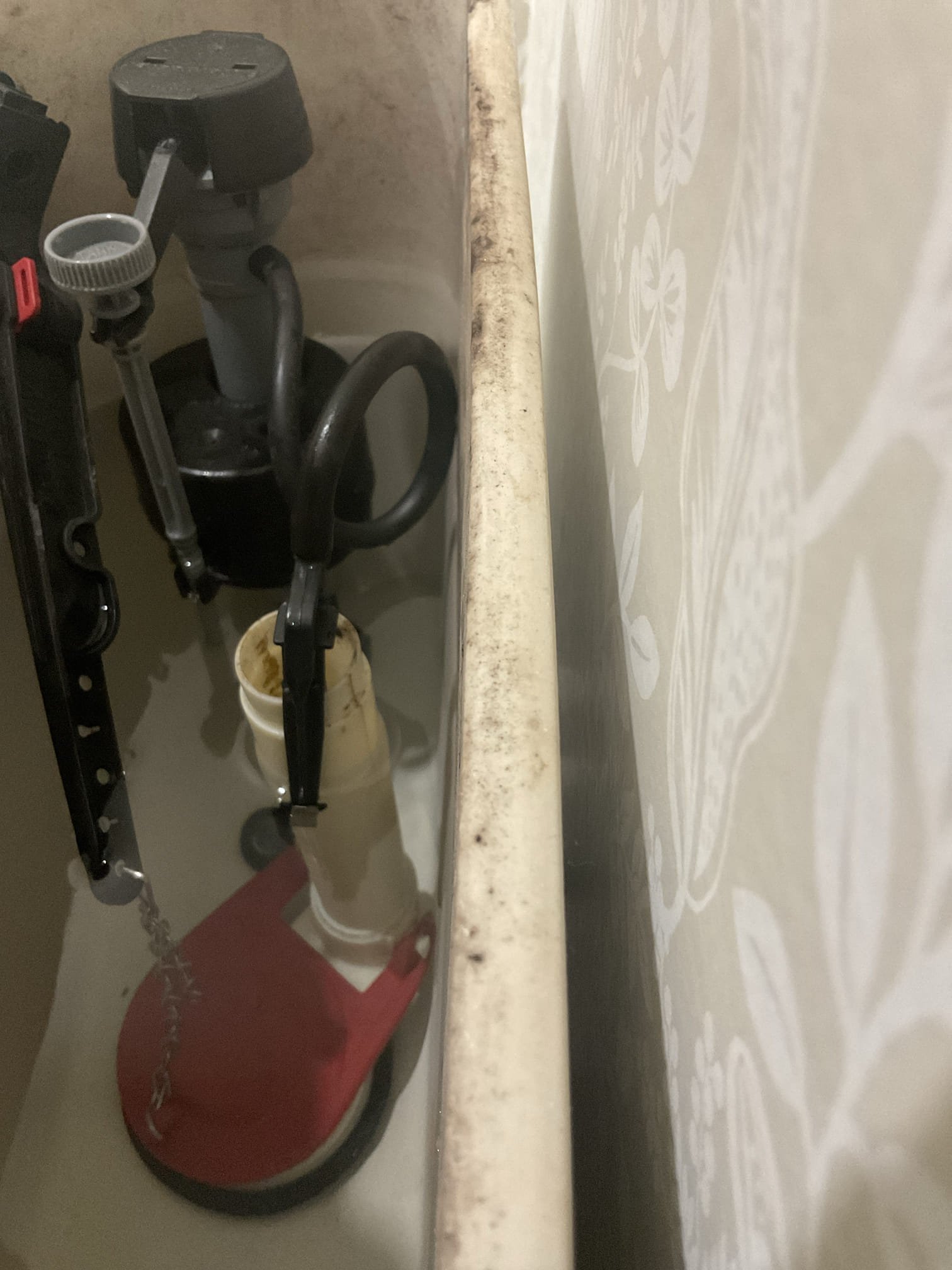 Warranty call fixed basement running toilet 