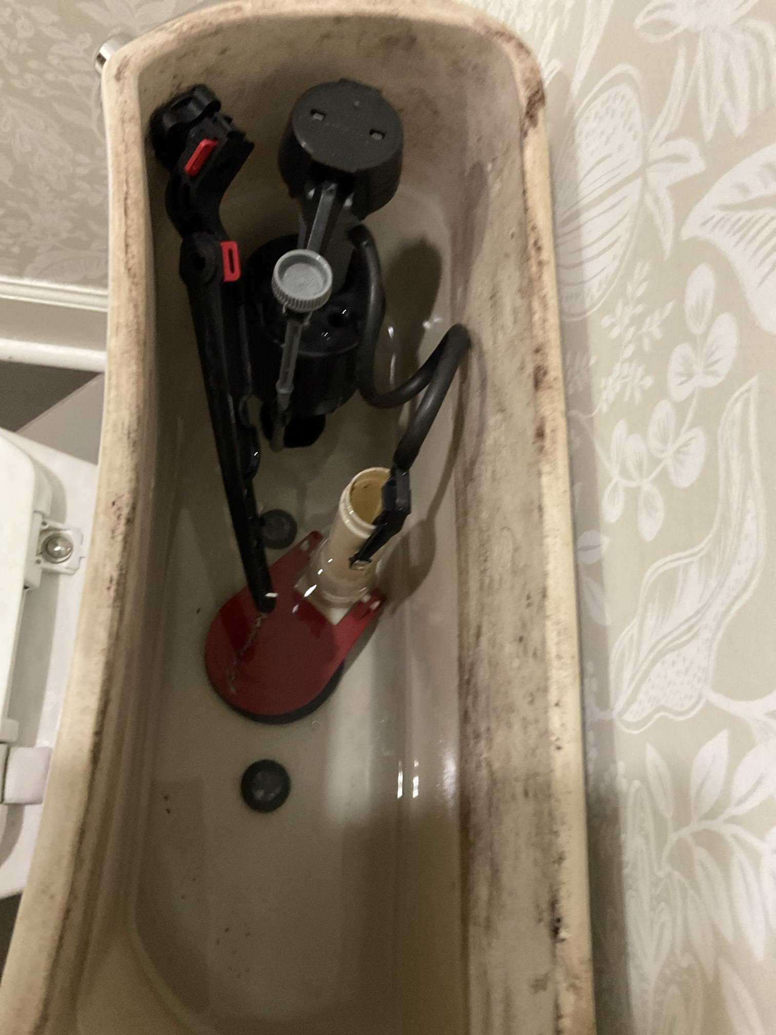 Warranty call fixed basement running toilet 