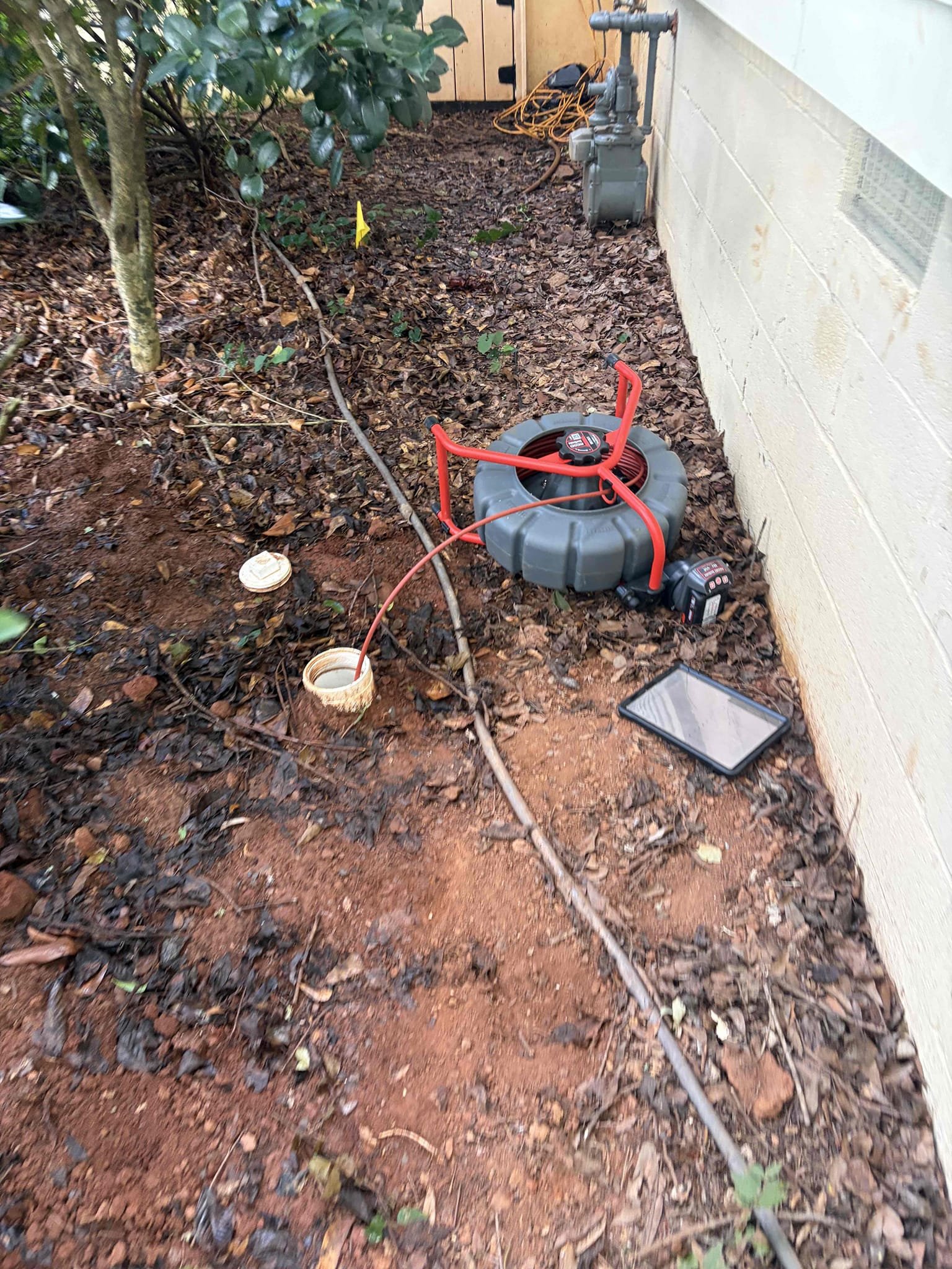 For this customer, we were called out to do a sewer inspection report for the homeowners that are trying to buy this home during the sewer scope of evaluation Camberra through the cleanout the 4 inch on the left side of the home about 2 feet from the house, it is a two way clean out one of the videos that is a minute and 50 seconds long is going away from the house going to the city/County sewer and then the video for the minute 18 is going into the home part of the home is cast-iron on the inside of the home. I did not go in the home so I can’t say how much cast-iron is inside the home however, outside the home the sewer line is all PVC until it gets to the 6 inch cleanout. After that it turns into clay pipe going into the city sewer however no major concerns or findings for the sewer line issues. There are no root intrusion and no major bellies. Nothing of that nature that we could see during the camera inspection, but the full line of the pipe is PVC.