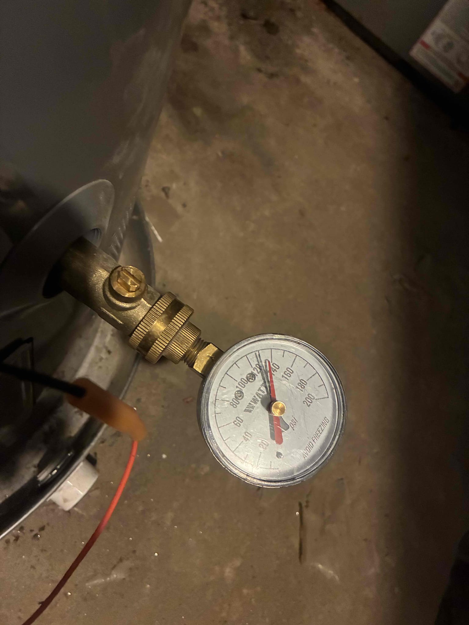 Customer stated issue with kitchen faucet, found Delta faucet to be missing blue clip that connects sprayer hose to mainline of faucet. Customer is ordering blue clip. Also took pressure reading and found pressure to be at 120 psi. Suggested PRV replacement.