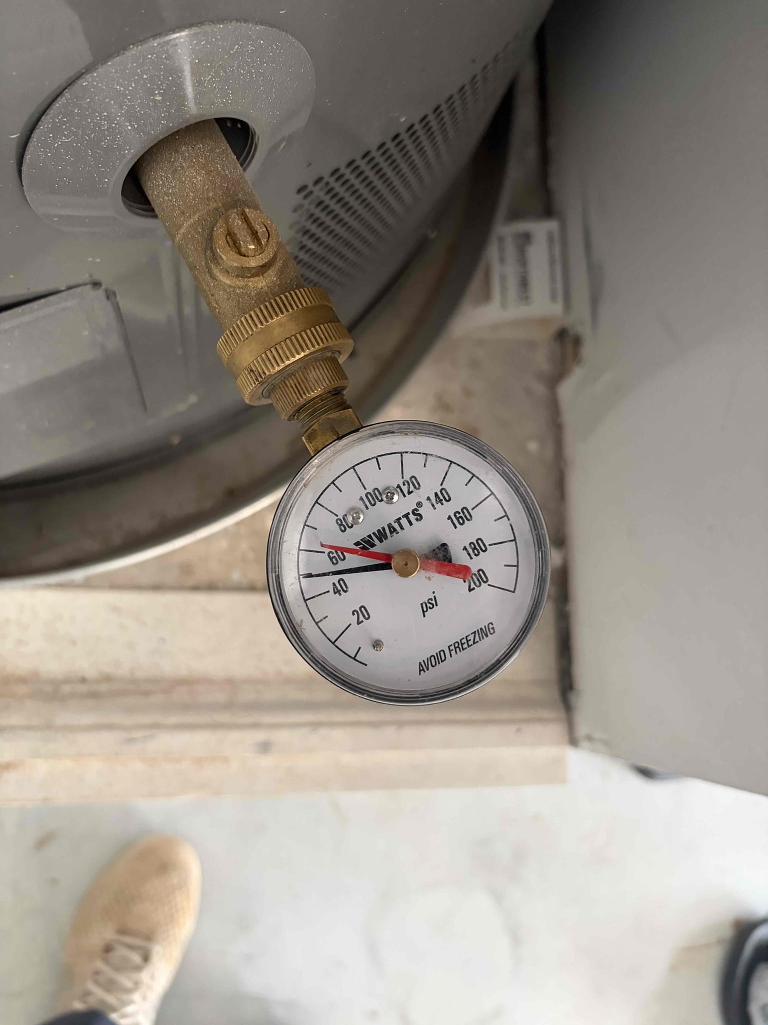 Upon arrival, customer stated they are receiving no water in back hose spigot. Found shutoff in master bathroom. Turned on valve and hose spigot is working properly.