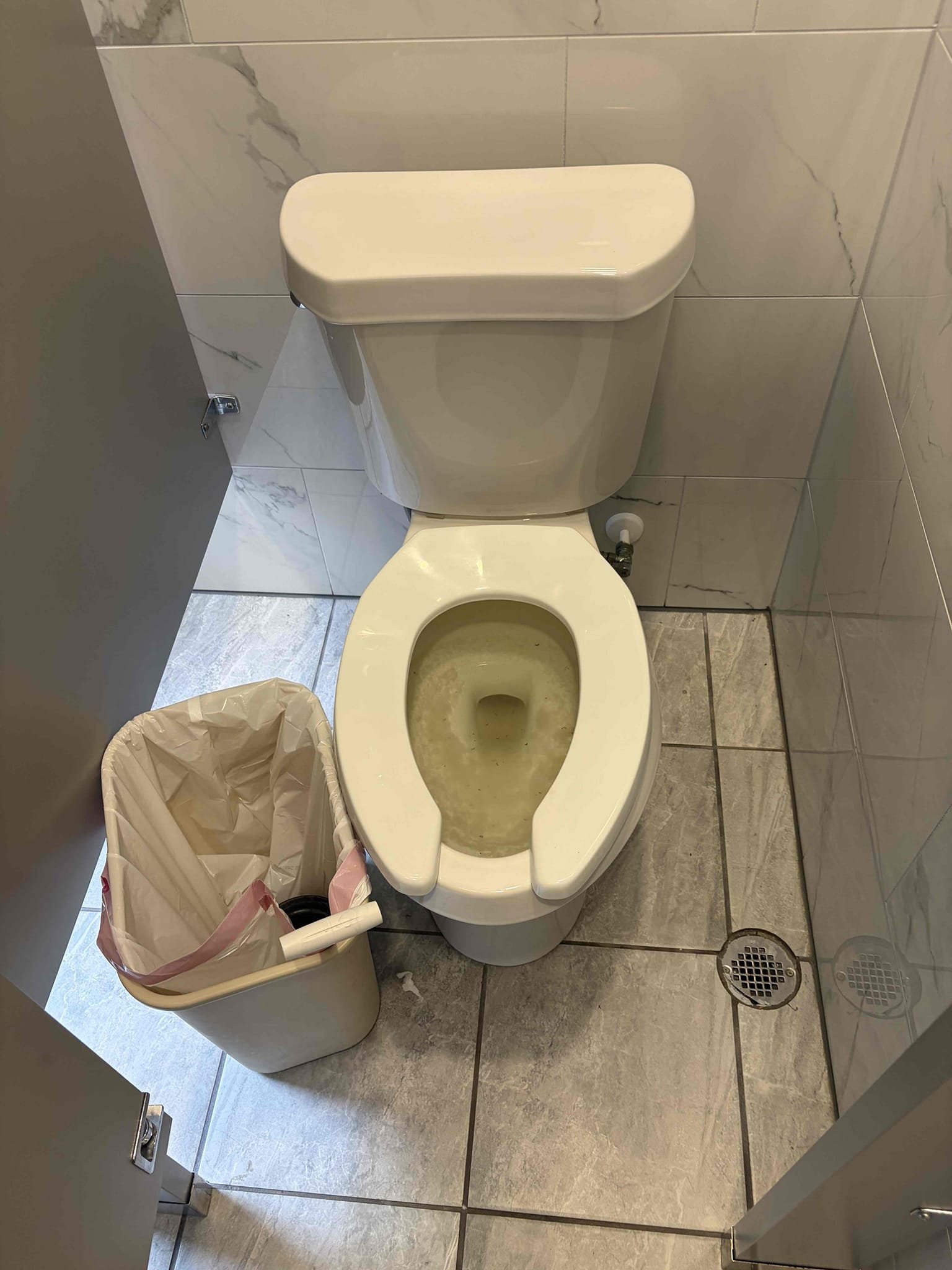 Toilet auger woman’s stall

CUSTOMER diagnosed the problem as a clogged toilet no mainline back up. The toilets been clogged for a while. Recommended auger the toilet if that didn’t work go on with the snake and camera the line however since none of the other toilets were backing up, recommended to just auger it for now once auger, I pulled back a women’s feminine napkin and took it off the snake in the toilet flush just fine afterwards once complete I cleaned the toilet flushed it to make sure that it flushes properly and there’s no further issues at this time 