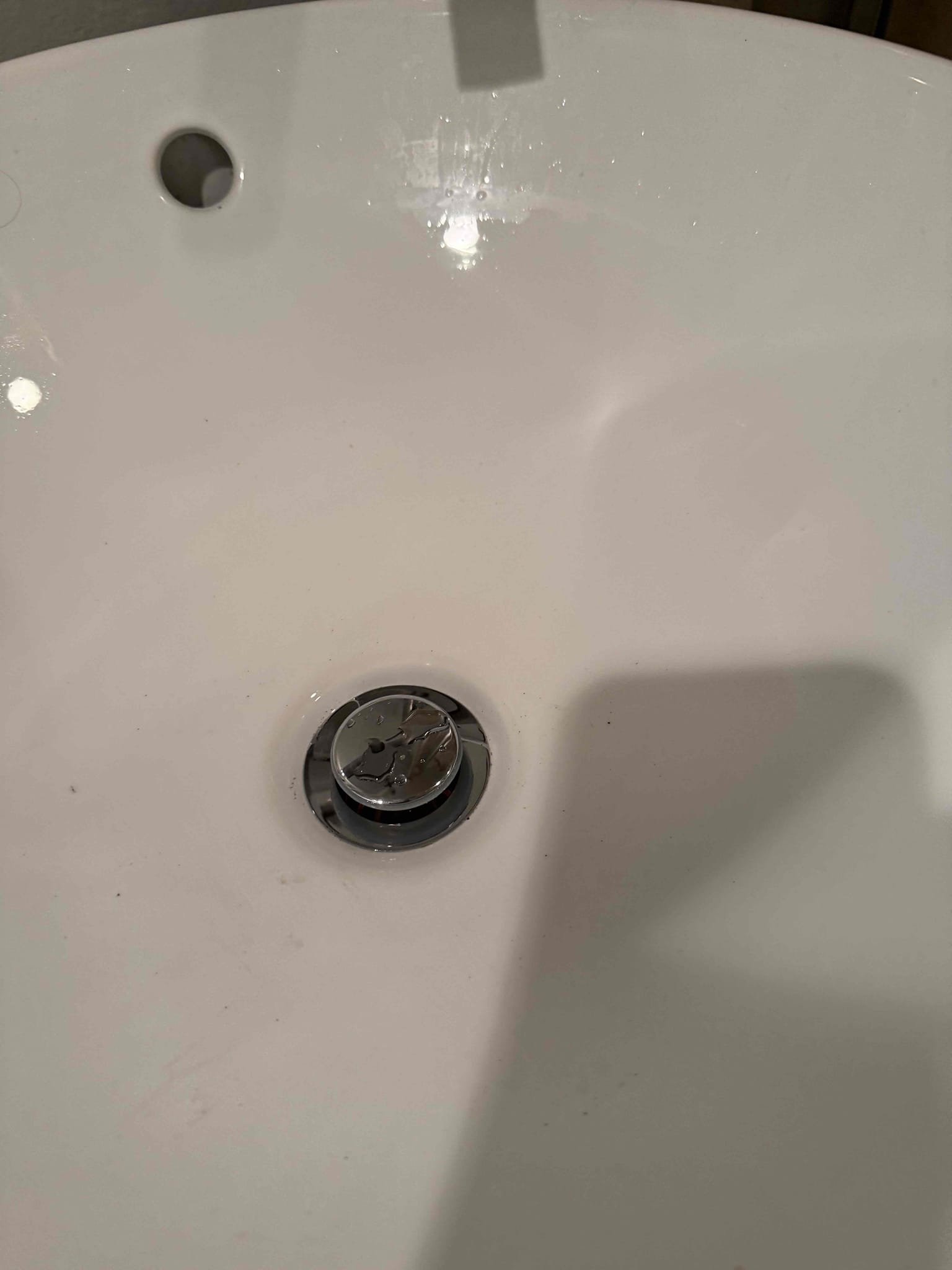 Upon arrival customer stated toilet was spraying all in the bowl and the vanity sink would not drain. Gave customer estimate to run snake to clear the drain. Customer approved estimate snaked drain and cleared the vanity sink. Re worked Ptrap and pop up assembly and fixed Kohler stem inside of bowl as a courtesy. No leaks upon departure. 