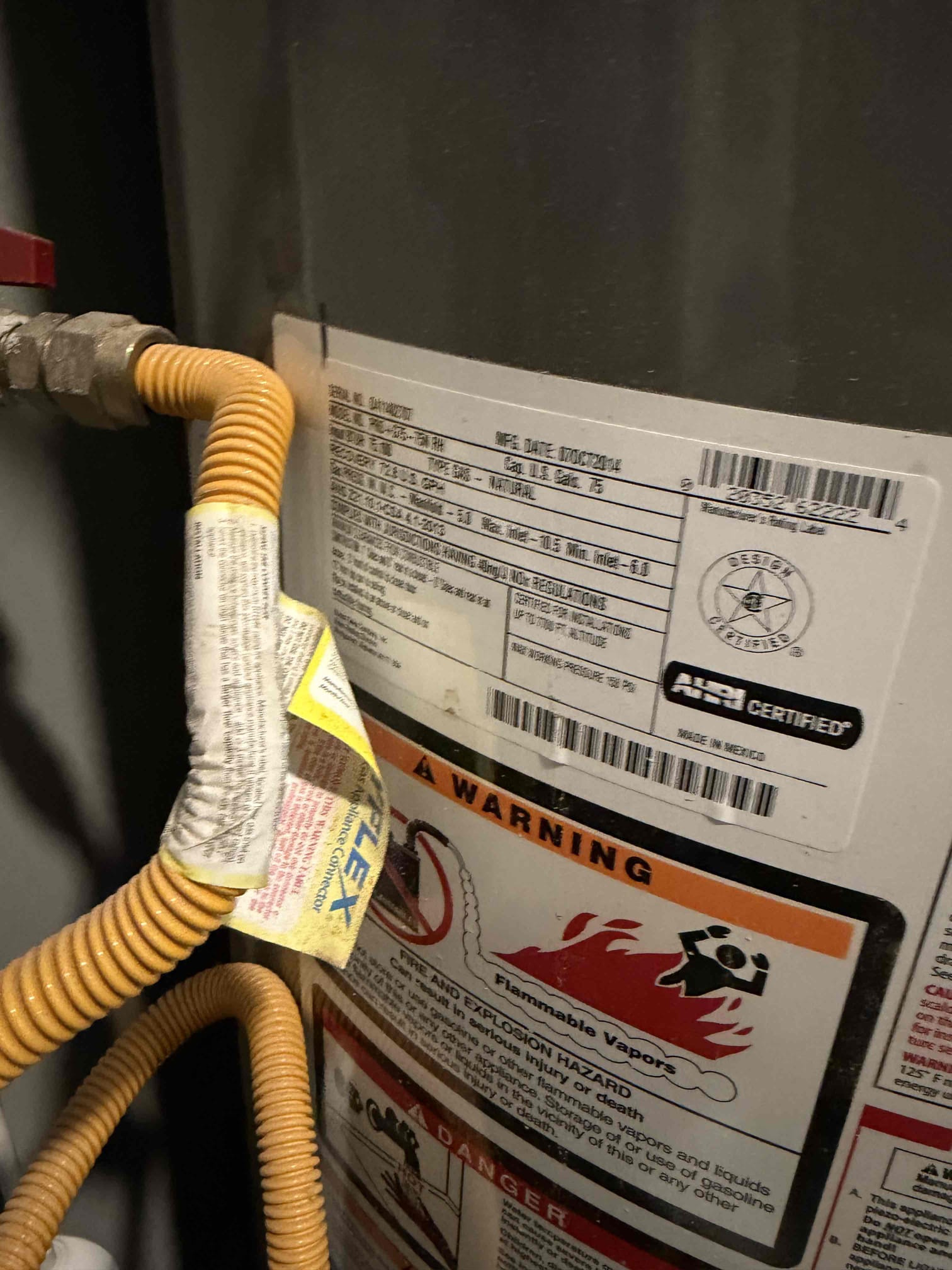 Customer stated that there was a leak in ceiling on main floor and also customer had shut off main water valve. Stated to customer that we will need to cut sheet rock to diagnose where the leak is coming from and customer agreed. Went ahead and cut hole in ceiling and turned water back onto home. Found pinhole leak on hot water line. Shut water off back to home. Went ahead and cut out section of piping and replaced with new piping. Turned water back on and tested. No leaks were present in area. Also tested water pressure to home and found that pressure was above 100 psi. Recommended to customer to have PRV replaced. Also found that thermal expansion tank on water heater has failed in that water heater is over 10 years old. Will send estimate estimates for plumbing repairs recommended. 

Also no warranty on work today due to high water pressure