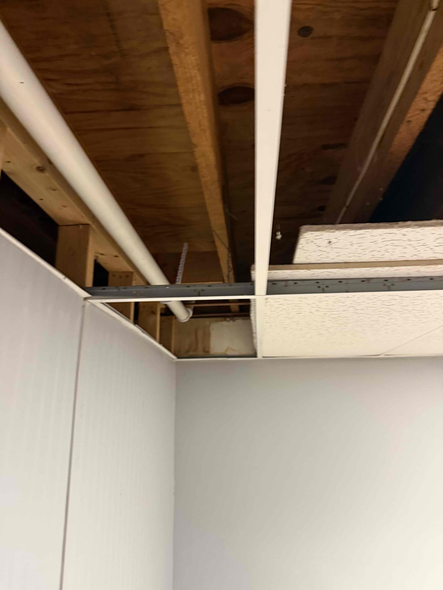 Returned to repipe abs sewer line with pvc. Installed all new pvc up to the shower drains with 2 new flanges. Made sure all pipe had proper slope. Flushed toilets and ran all fixtures to ensure there was no leaks. Everything is flowing properly and no leaks upon departure. Will be returning Monday to rough in shower for separate job. 