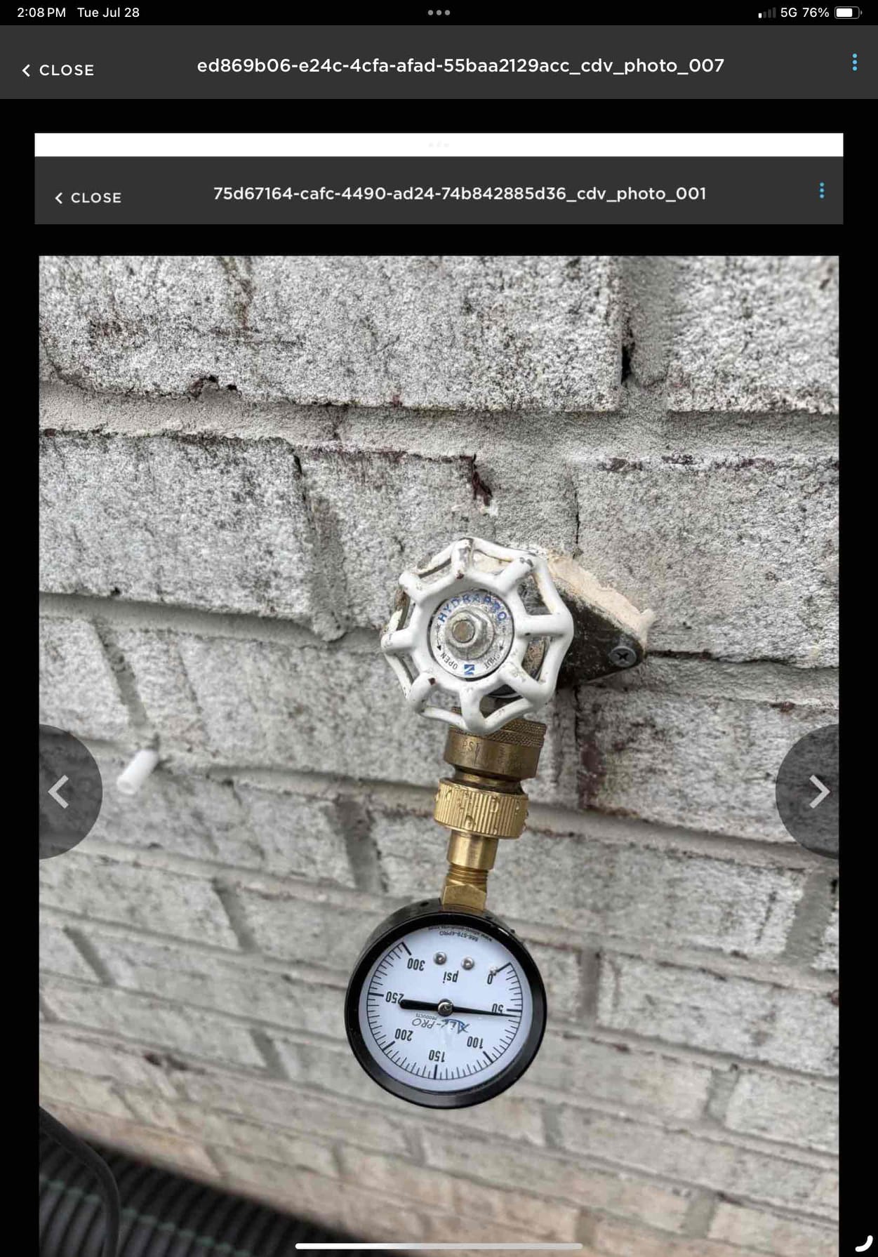 For this job, I took a look at the faucet in the basement. The hose line was kinked up and that was causing the low water pressure gave the customer two options of what we could do. They could supply us a single hole faucet to be installed or we can supply a premium grade faucet up to $240 to be installed at this time. The flow has been restored by moving the weight and then the customer is all set at this time.