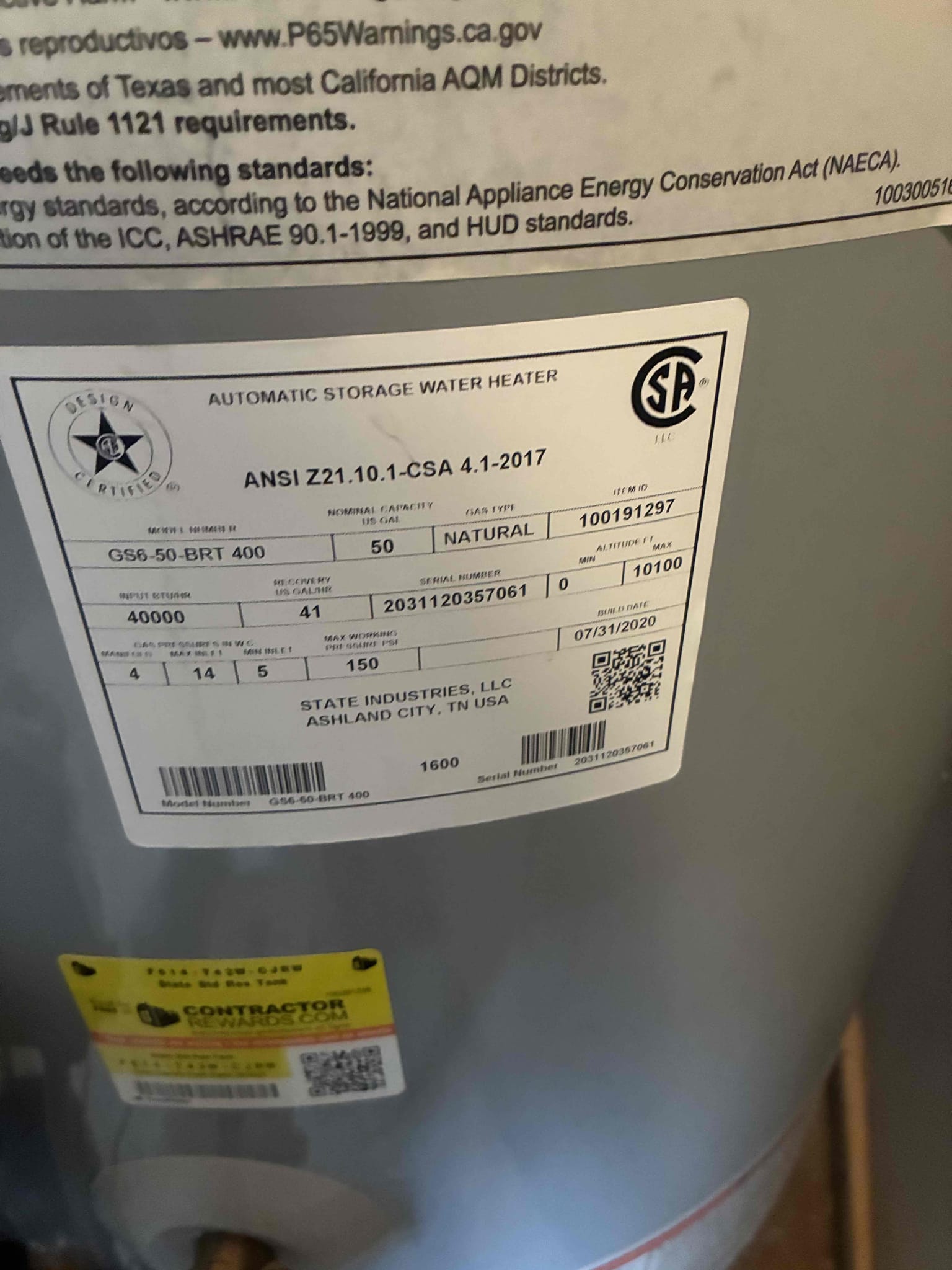 Customer had clogged in drain line for various condensation lines located behind water heater ran two different machines in order to clear drain line then ran water hose through drain line for 5 to 10 minutes to ensure proper drainage function. 