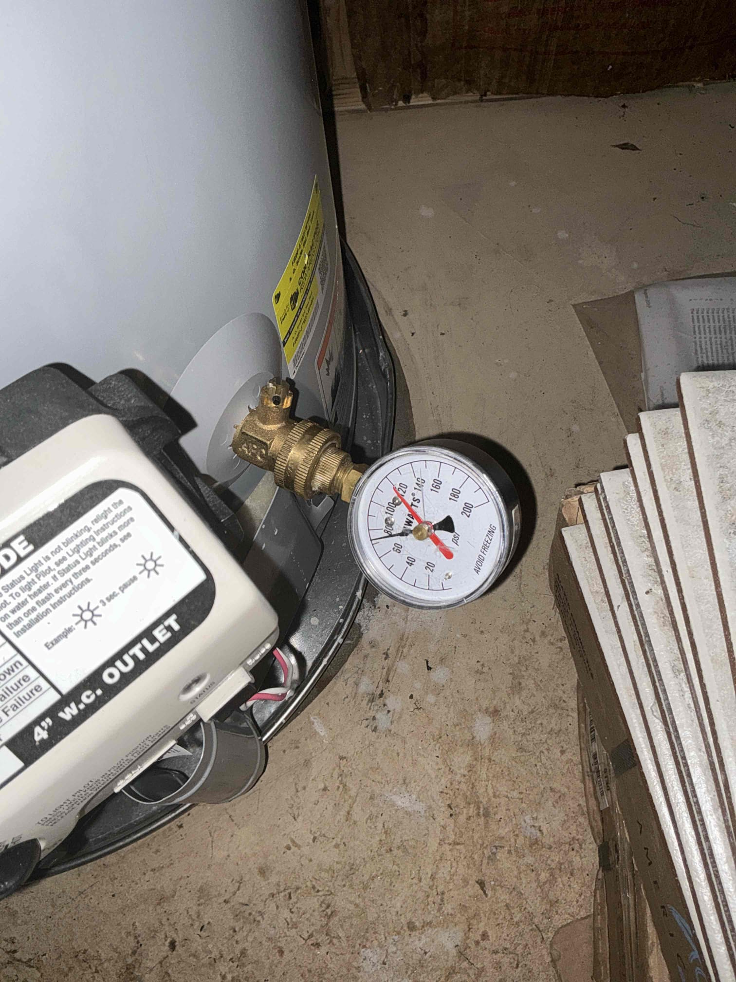 Install new toilet in upstairs in hall bathroom. Remove old toilet. Install new toilet with new wax ring and toilet bolts as well as new supply line. Test for proper operation. No leaks after work completed. Cleaned workspace 