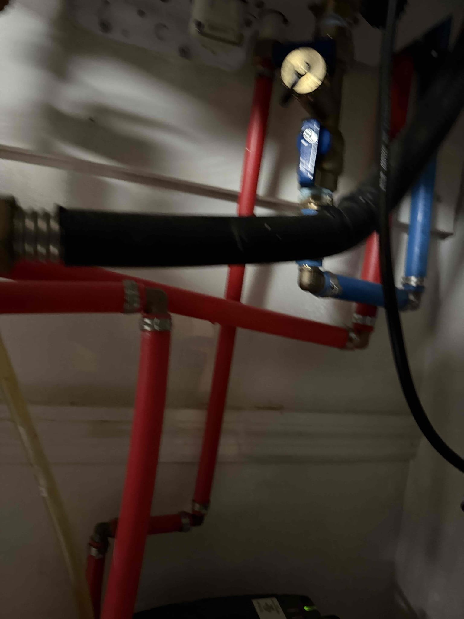 Customer stated that there was a small leak coming from water heater. Found that condensation line for water heater was in pecks pipe and they use the brass metal fittings. Found that the condensation ate through one of the 90s which caused a leak. Stated to customer that best repair will be to replace that condensation line in customer agreed. Went ahead and removed old line and replaced with CPVC piping. Tested and no leaks were present at this time and water heater is working as it should. 

Customer has tankless water heater and recommended to have tankless flushed, but since it’s been over five years since tankless was flushed stated that the flush may do more harm than good.