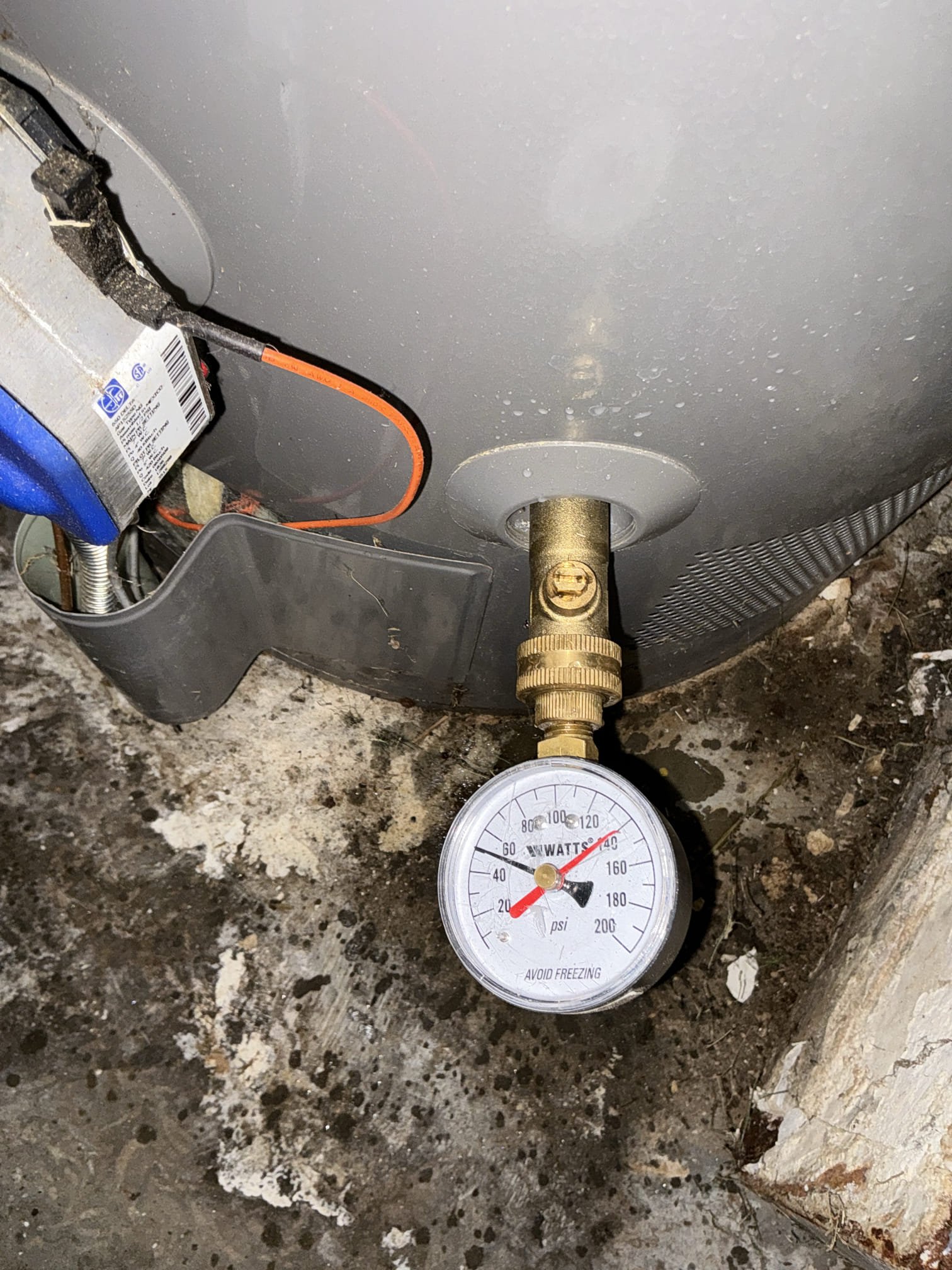 Install customer supplied kitchen faucet. Installed faucet and as courtesy replaced cold stop valve since worked on. Installed faucet and tested. No leaks and faucet is working. Cleaned workspace 