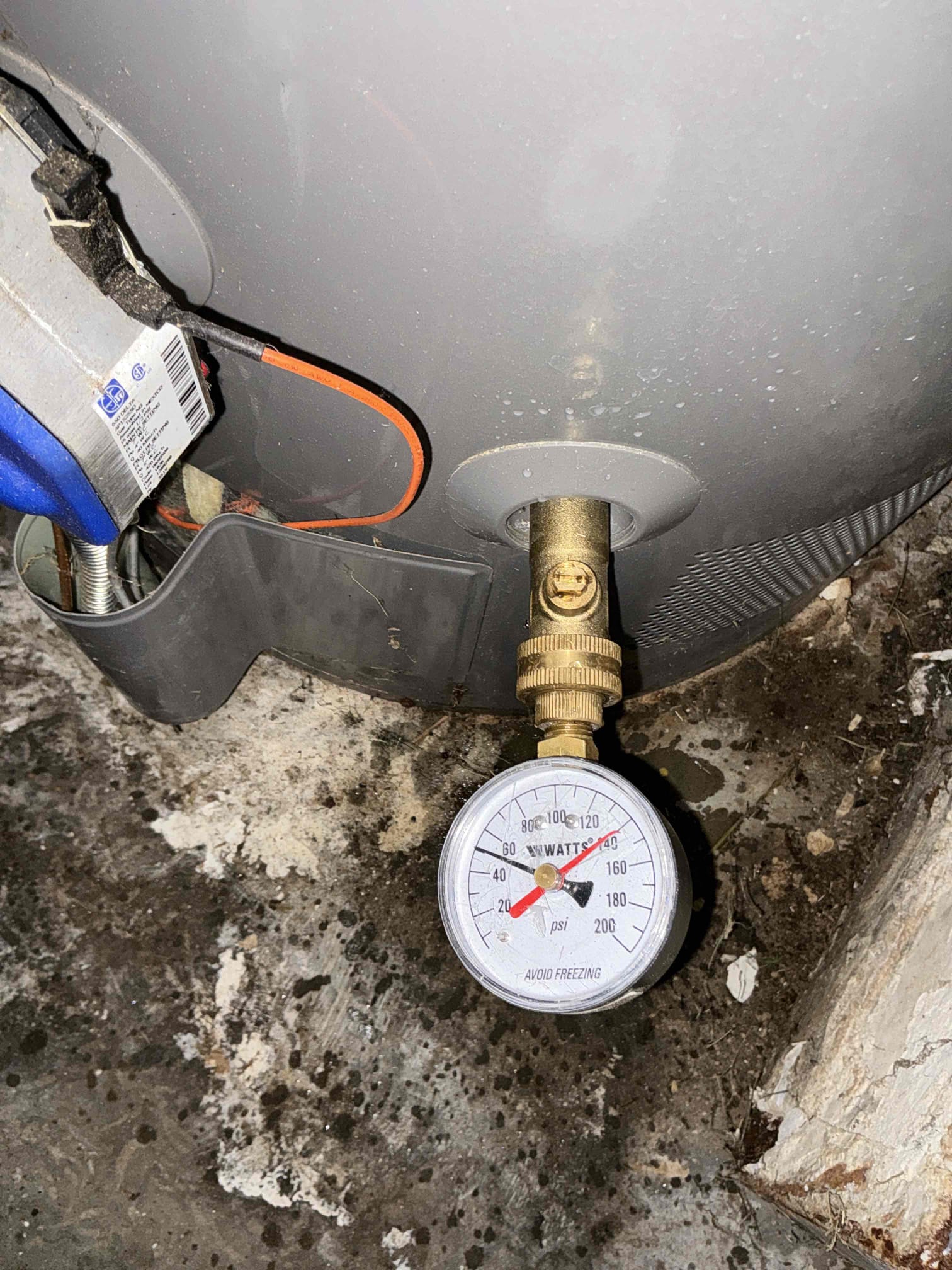 Install customer supplied kitchen faucet. Installed faucet and as courtesy replaced cold stop valve since worked on. Installed faucet and tested. No leaks and faucet is working. Cleaned workspace 