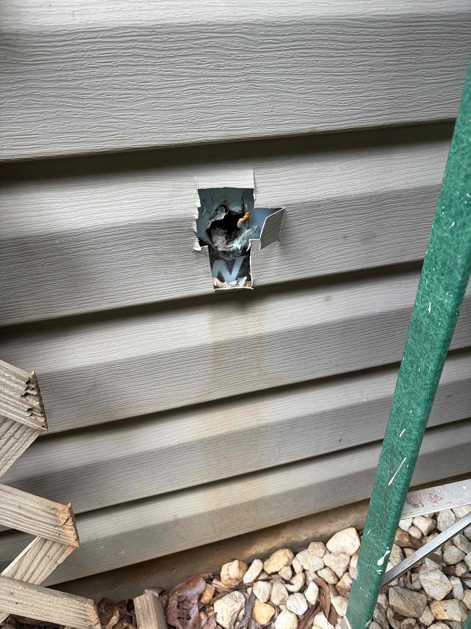 Upon arrival, customers hose bib was broken off in garage. Informed customer we need to replace line going to hose bib and hose bib. Customer approved estimate. Installed new ball valve shut off, and new hose bib. Mounted hose bib to wall and silicone. Tested system, no leaks at departure. Insulated half-inch line. Customer signed up for Win With Chen!