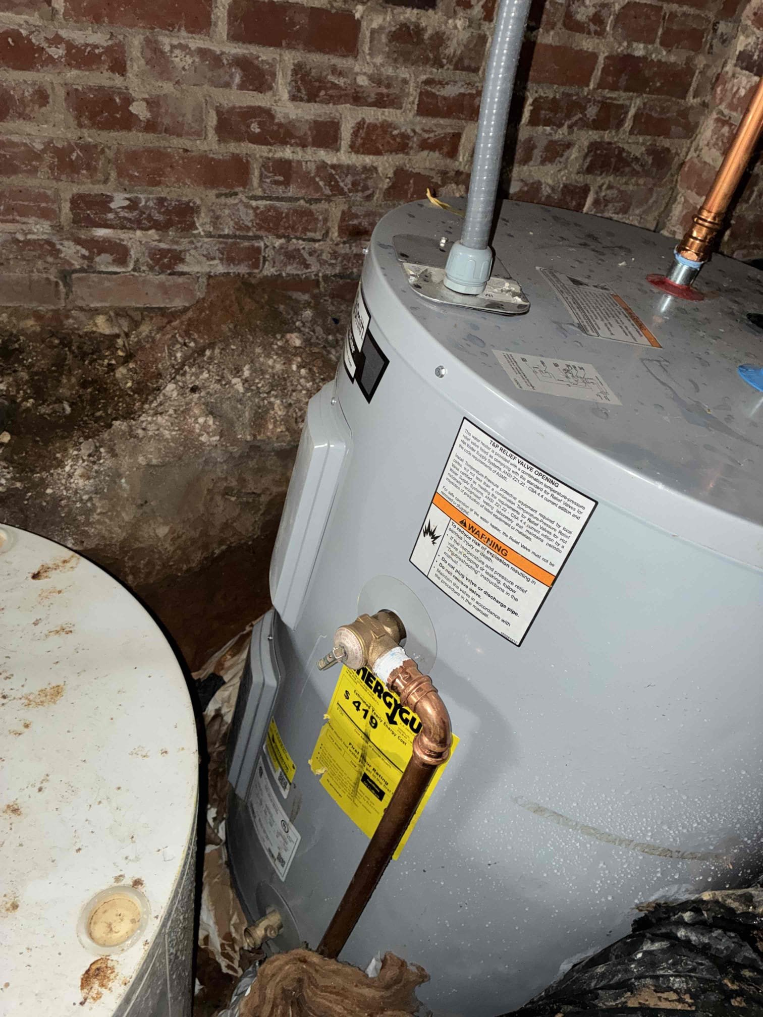 Replace Prv due to water pressure exceeding 150psi. Replace thermal expansion tank and t&p due to failure due to high pressure. Installed two prvs to bring water pressure to 65 psi. Replaced thermal expansion tank and t&p due to damage from over pressurization. Tested and left in good working order 