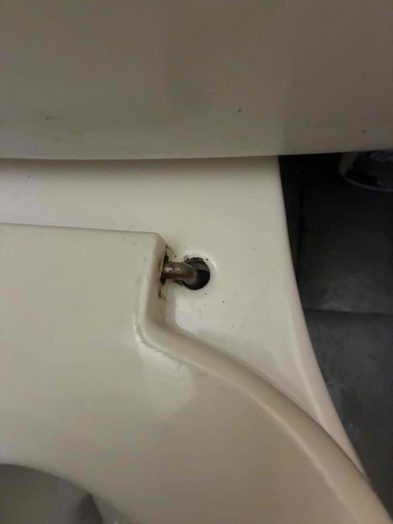 Upon arrival, customer stated toilet in front of building was not working properly and women’s toilet in back of building would not flush backed up. Gave customer options to repair both toilets after discounts and approval began work. Performed minor rebuild on front toilet with handle to fix toilets issues. Ran auger a few times through back toilet in order to clear toilet flush toilet several times after to check for proper drainage function. Toilet seat in front bathroom very loose. unable to tighten.
