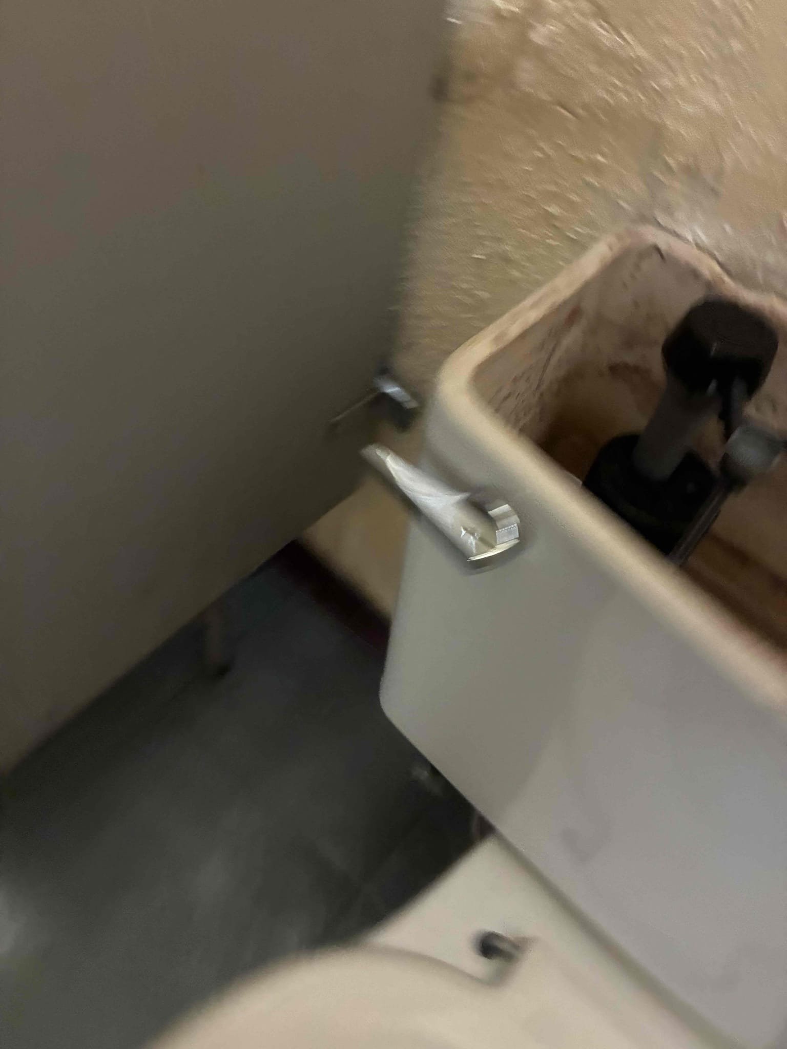 Upon arrival, customer stated toilet in front of building was not working properly and women’s toilet in back of building would not flush backed up. Gave customer options to repair both toilets after discounts and approval began work. Performed minor rebuild on front toilet with handle to fix toilets issues. Ran auger a few times through back toilet in order to clear toilet flush toilet several times after to check for proper drainage function. Toilet seat in front bathroom very loose. unable to tighten.