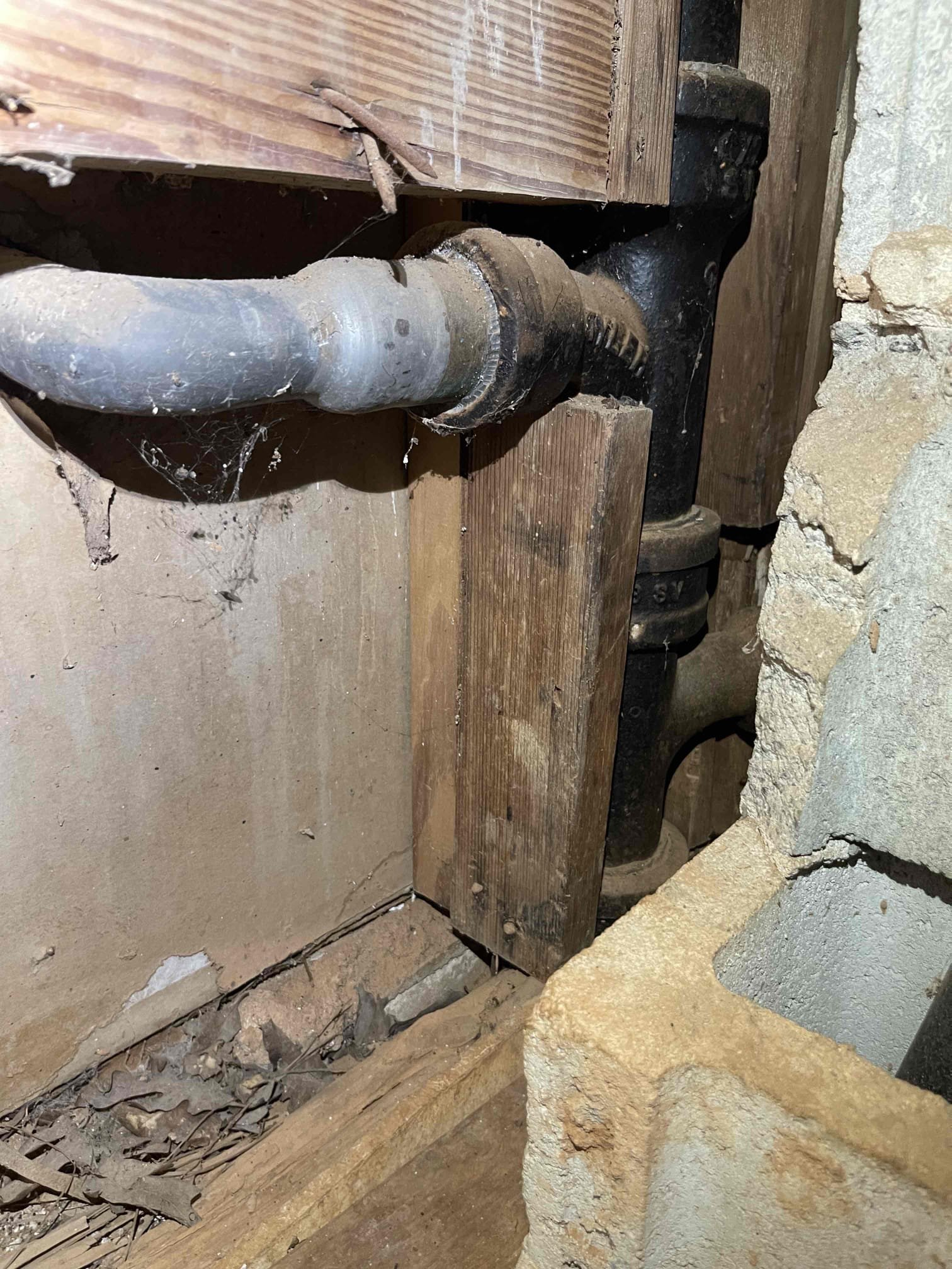 Came out for a sink not draining. Tenant directed us to the pedestal sink in the bathroom. We confirmed drain was holding water and the p trap was free of instructions. Found the condensate line for the hvac is also connect into the same stack and was also holding water. We notified landlord and received approval to replace section of drain and snake out the cast iron. Removed the branch arm to the sink. Ran snake down the line and broke up the build up. Flushed it clean by running hot water from the water heater through a hose down the pipe. We also snaked out the condensate trap and also flushed it out. Confirmed water was flowing through the cleanout in the back yard. Camera’d main drain and found a broken section in the pvc by a very large tree and took a picture of the break. Left quote to replace this section of pipe. Bathroom is in a slab with very old cast iron drains running under it. No warranty on drain cleaning services. Took video showing sink was draining properly and con
