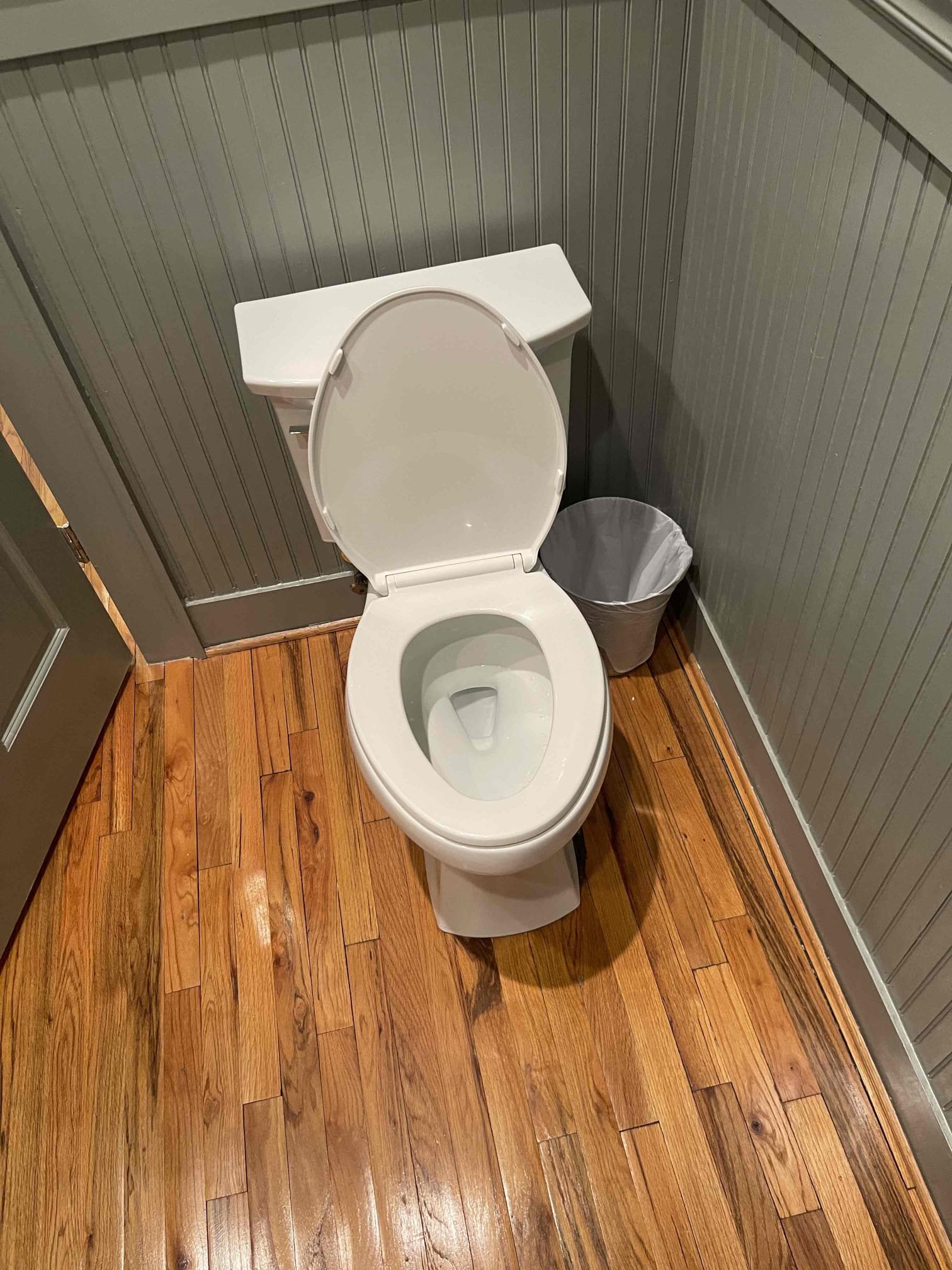 Came out for a toilet not flushing. Homeowner directed us to the front powder room toilet. We flushed toilet and ran sink to confirm it was isolated just to the toilet. Received approval to auger. Augered the toilet which restored flow to the toilet. We flushed the toilet multiple times both with and without paper (see video) to confirm toilet was now draining properly. Unsure what was clogging the toilet. No further issue at this time. 
