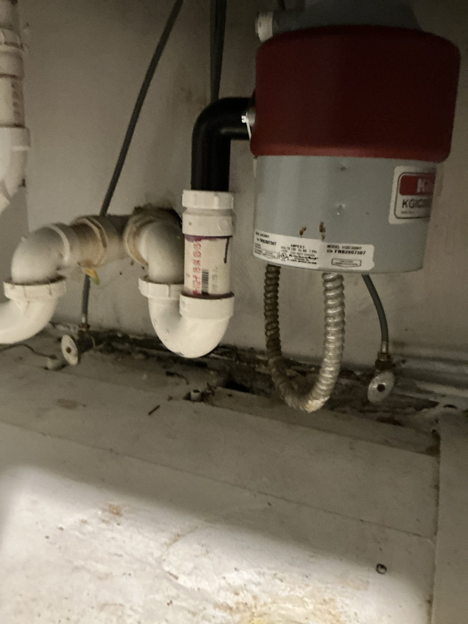 Installed new moen kitchen faucet. Removed old leaking faucet. Installed new faucet and connected water lines. Tested faucet for proper operation and cleared work space 