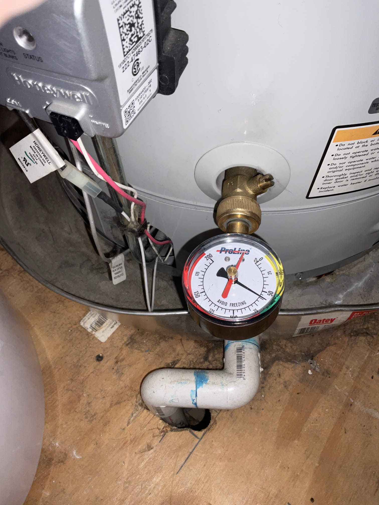 Replaced two washer shut off valve 