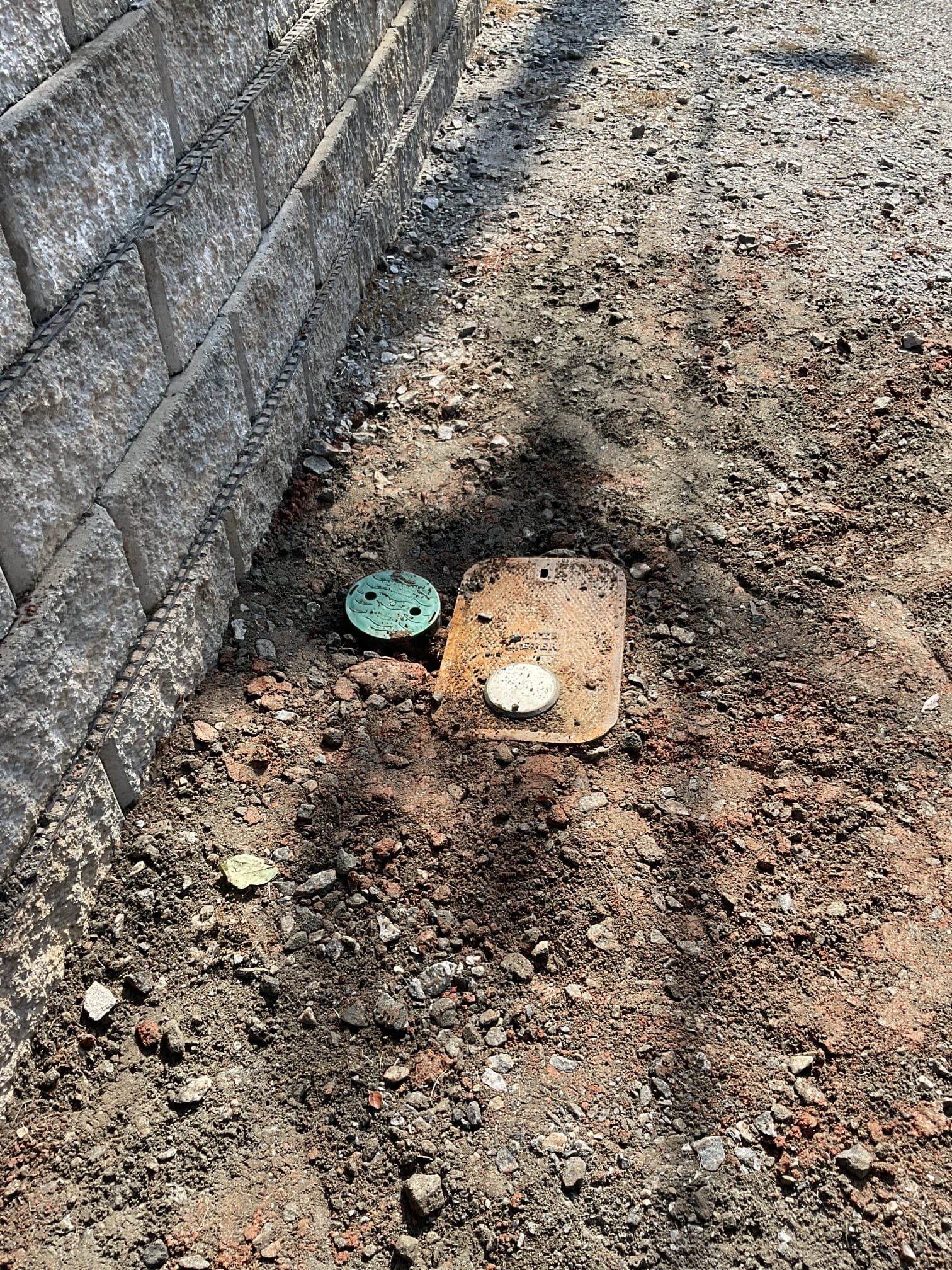 Today we fixed busted 3/4 “ pvc pipe leak after water meter , remove meter box , fixed with new 3/4 “ pex A pipe , add shut off valve installed after meter 