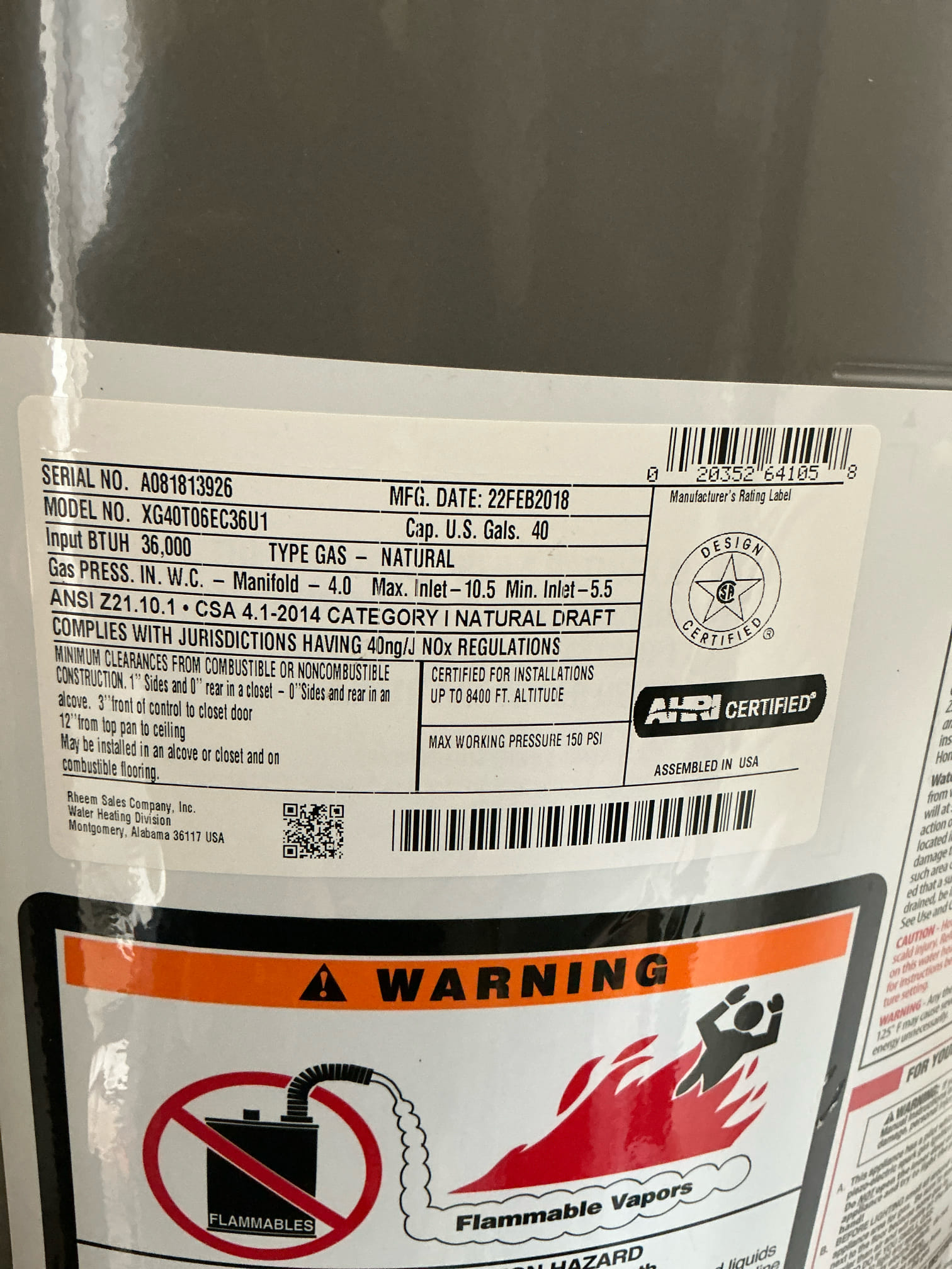 Found water heater leaking and system water pressure at above 125psi. Recommend replacing water heater and installing high pressure Prv.
