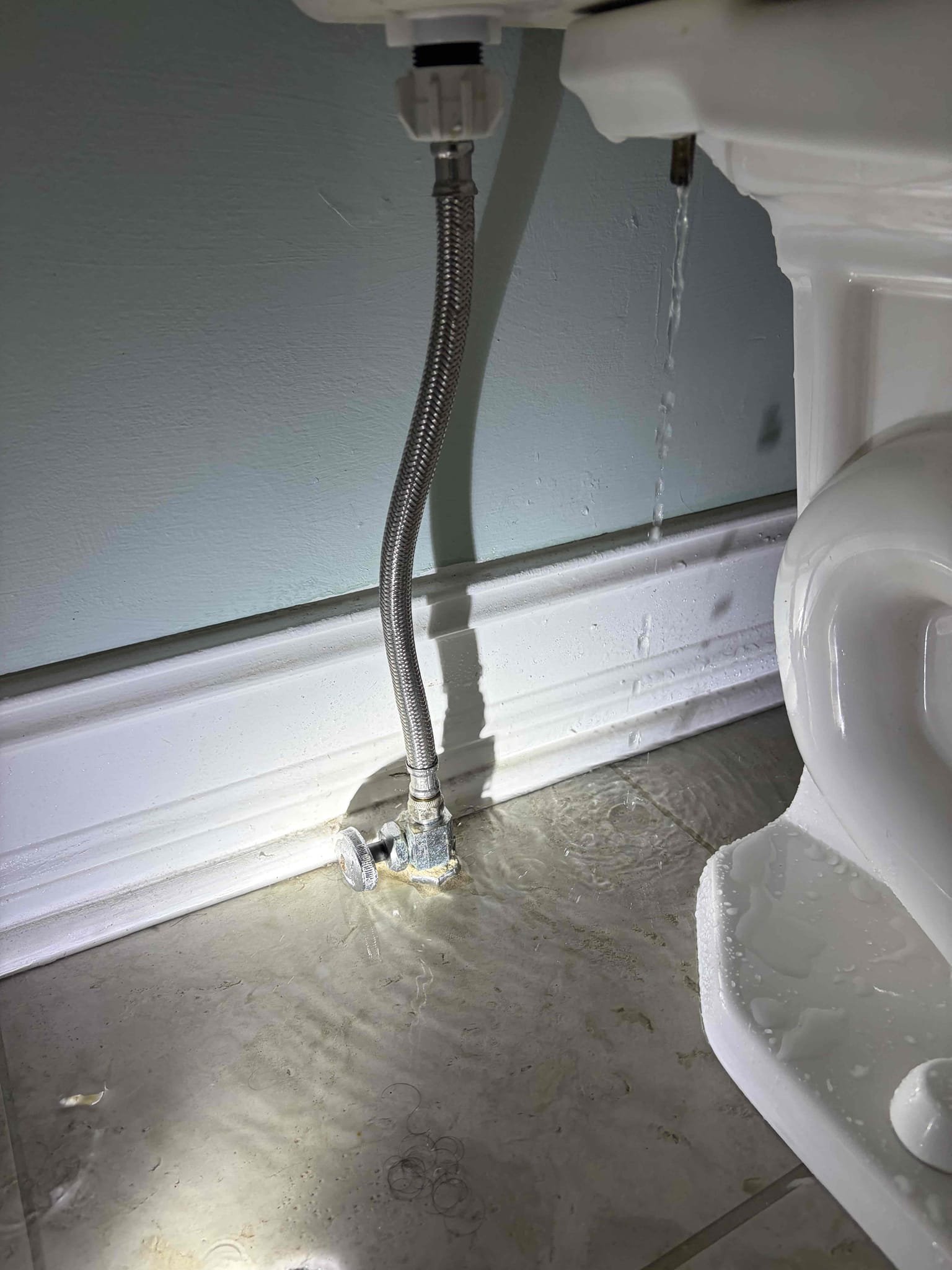 This customer came out to their home to take a look at a leak that they were experiencing in the guest bathroom from the toilet, took a look at what was going on and it turns out it was the temptable bolts from the toilet that were causing the leak, so therefore what I recommended is that we can either repair the toilet or replace the toilet and the customer had decided that they want to replace the toilet Then they started talking and they wanted to replace all of the toilets with the Kohler toilet so they would all match the one in the powder room so the plan is to replace all five toilets in the home other than the powder room six total baths and replace them with all brand new Kohler toilets 
