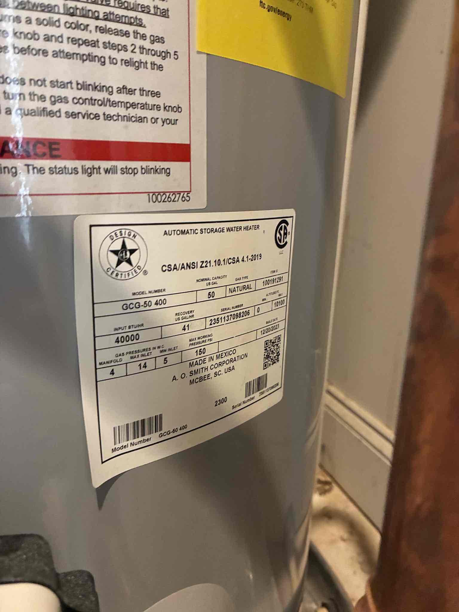 Installed customer supplied kitchen faucet they’re only tested all work to ensure a leak for experience. Everything is working as intended upon departure.