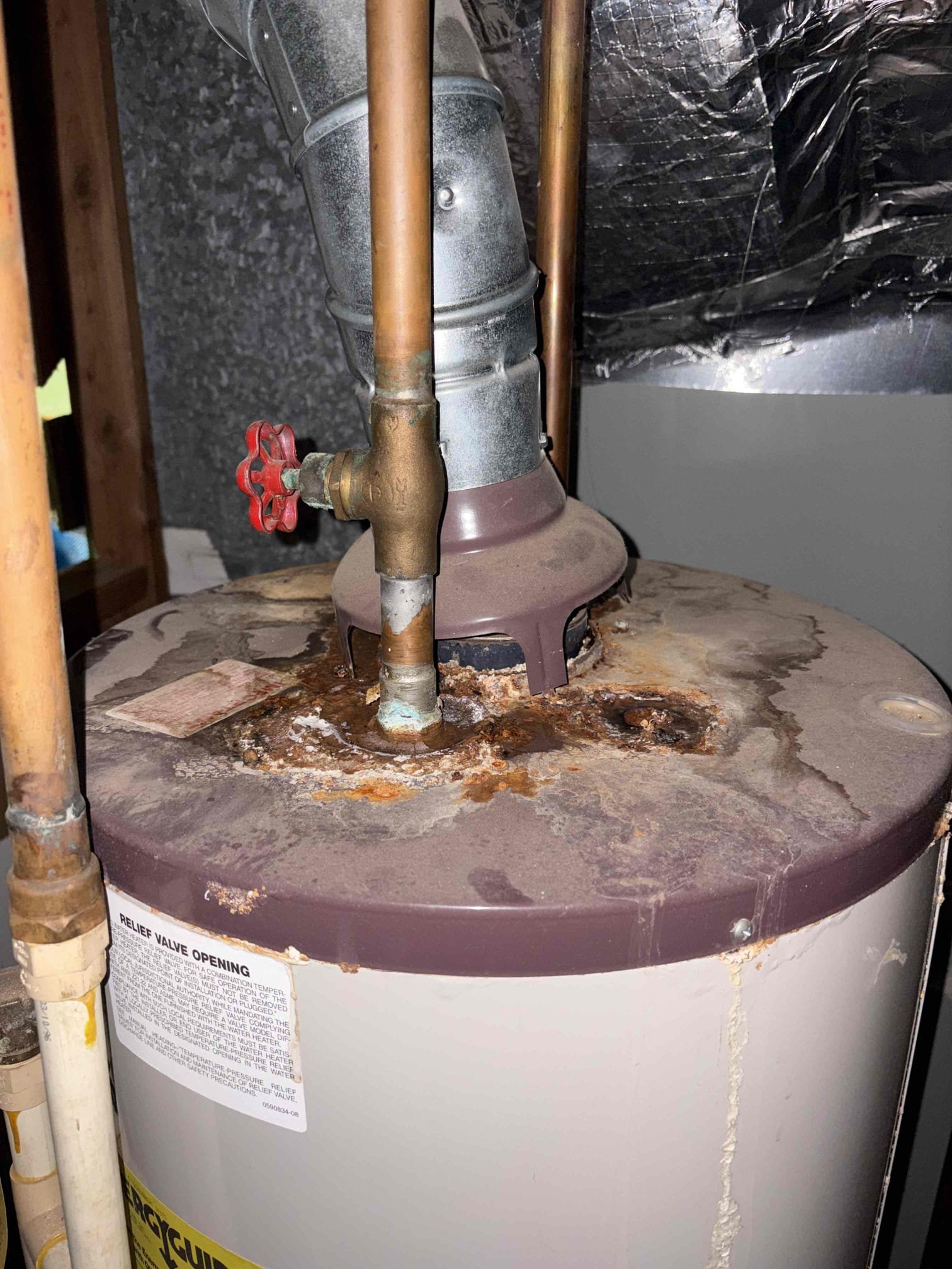 Diagnosed high water bill. Tested line from home to street at meter and no leaks found on water service line. Inside inspected for leaks. Found toilets running and also found water heater leaking. Believe those are the causes of a high bill. Also when turning on water inside home after test there was a large surge clarifying that leak is in home.