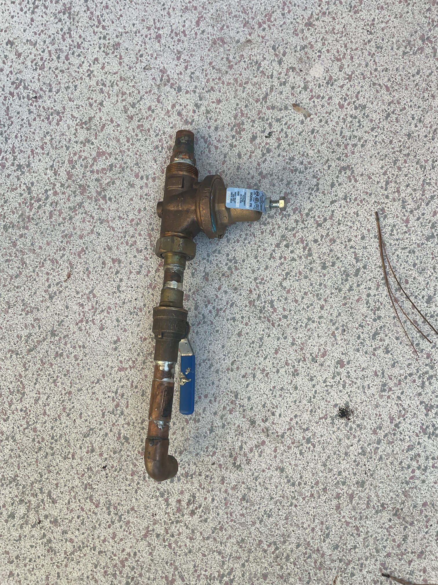 High water pressure 120 psi found , replaced main water shut off and Prv , cut access panel bigger for access doing the job . 