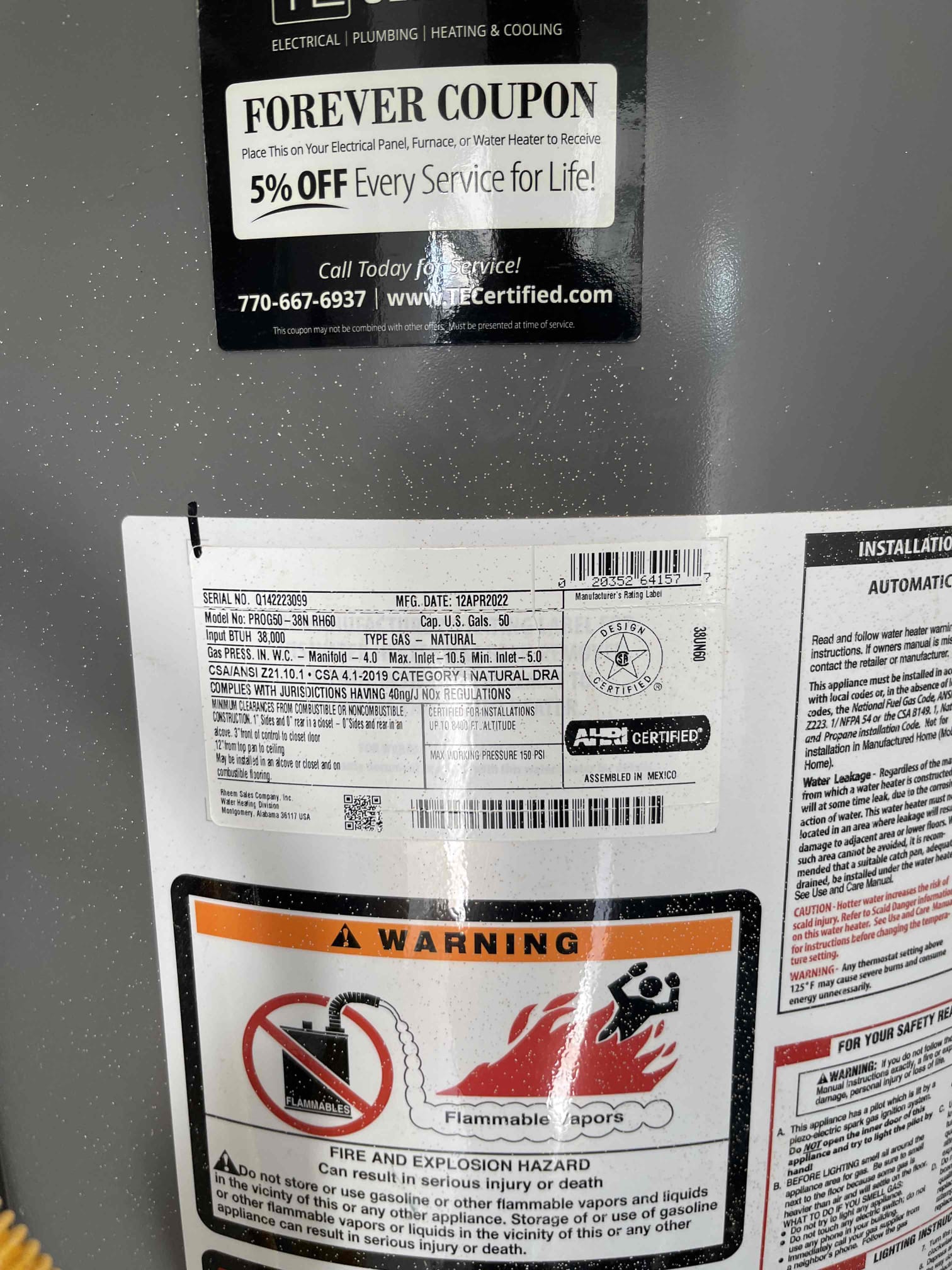 Left quotes for adjusting plumbing in bathroom that is being remediated due to a back up. 