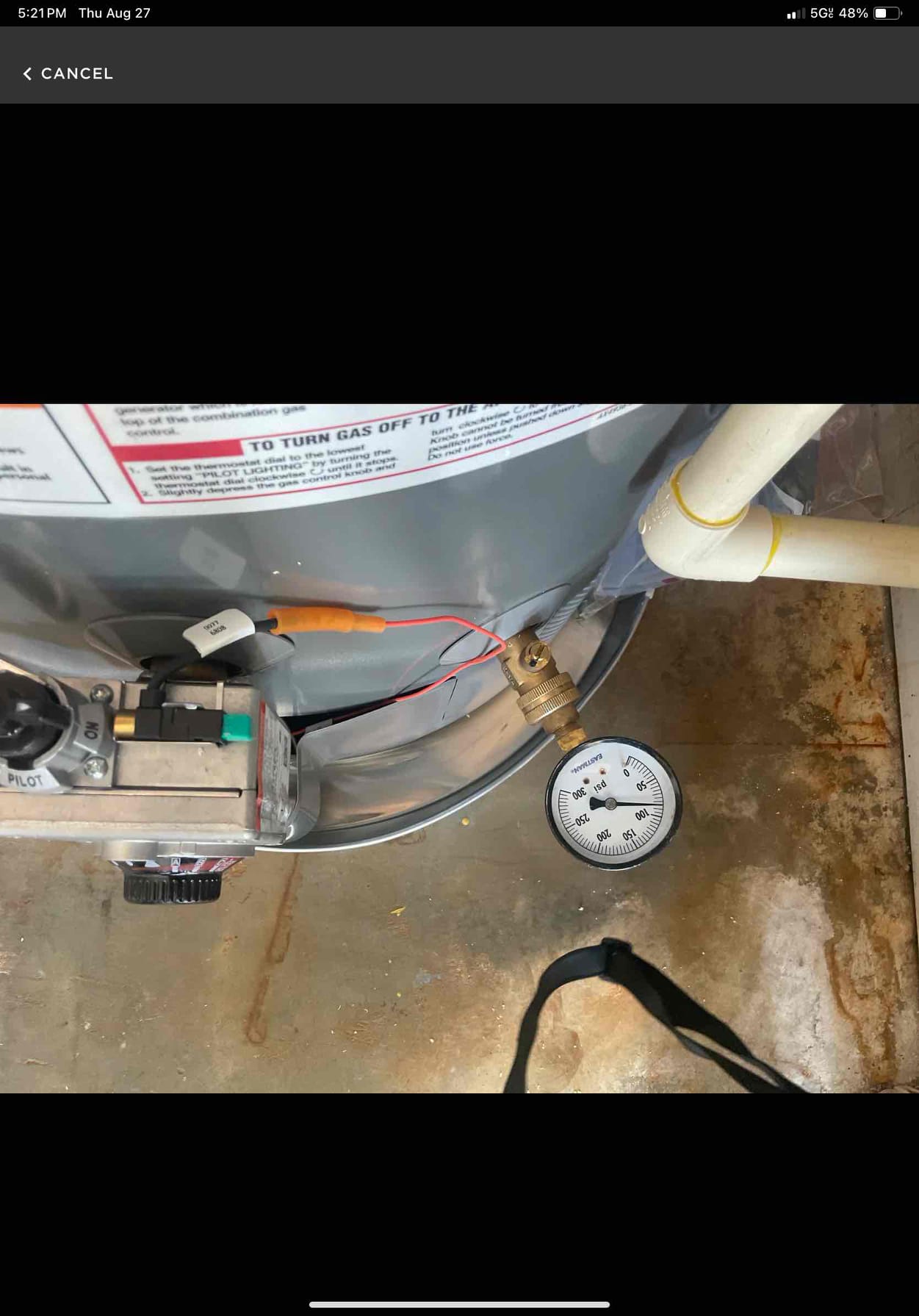 Customer stated that toilet was rocking. Recommended to customer to pull and reset toilet and customer agreed. Went ahead and pull toilet and inspected flange. Flange looked OK went ahead and put a new wax ring and new bolts and reset toilet. Test the toilet and no leaks were present at this time and also now toilet isn’t rocking. Caulked around base of toilet and cleaned up work area.