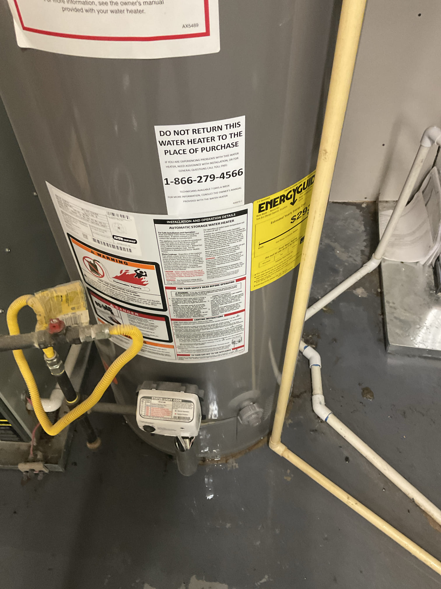 Cleared floor drain in front of the water heater , camera scope the line found back up is in old cast iron pipe , quote pump and reroute line to existing pvc 