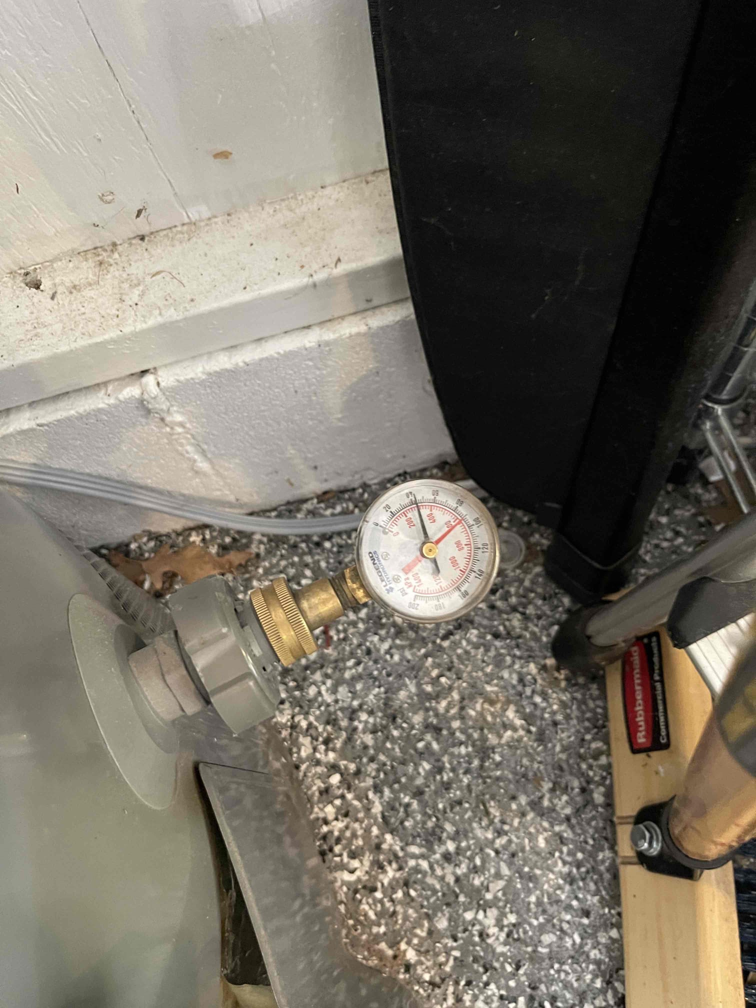 Came out for a garbage disposal not working. Upon arrival I found the reset button was tripped. Home said the disposal was humming and not spinning after someone accidentally broke a glass bowl and some pieces went into the disposal. I hit the reset and this restored power to the disposal. Used the disposal key to turn the blades and freed the broken glass piece and was able to remove it. Tested disposal and it is now operating normally. Water pressure tested in the normal range to the home. No further issue at this time. 
