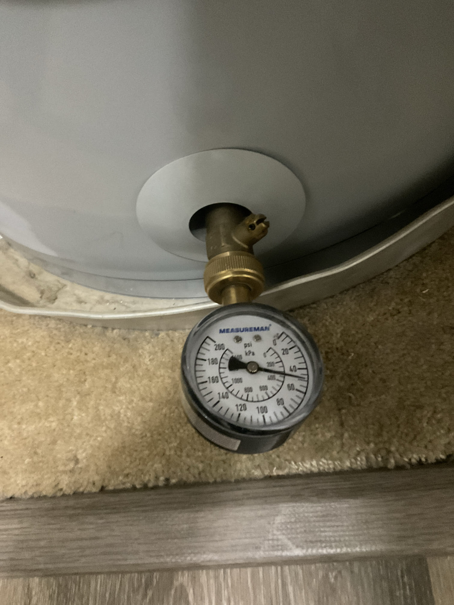 Replaced 2” p trap , stand pipe and AAV 