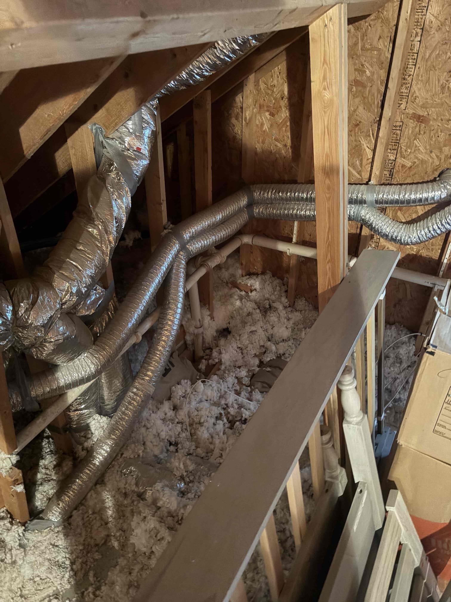Upon arrival, customer has two separate water heaters. One water heater in basement is a 50 gallon gas water heater, it service basement and first floor. Second water heater is a 75 gallon, that serves all three bathrooms upstairs. Customers are interested in removing both water heaters and installing one tankless in basement. Provided customer estimate. Also provide a customer estimate to replace 75 gallon in upstairs closet. 