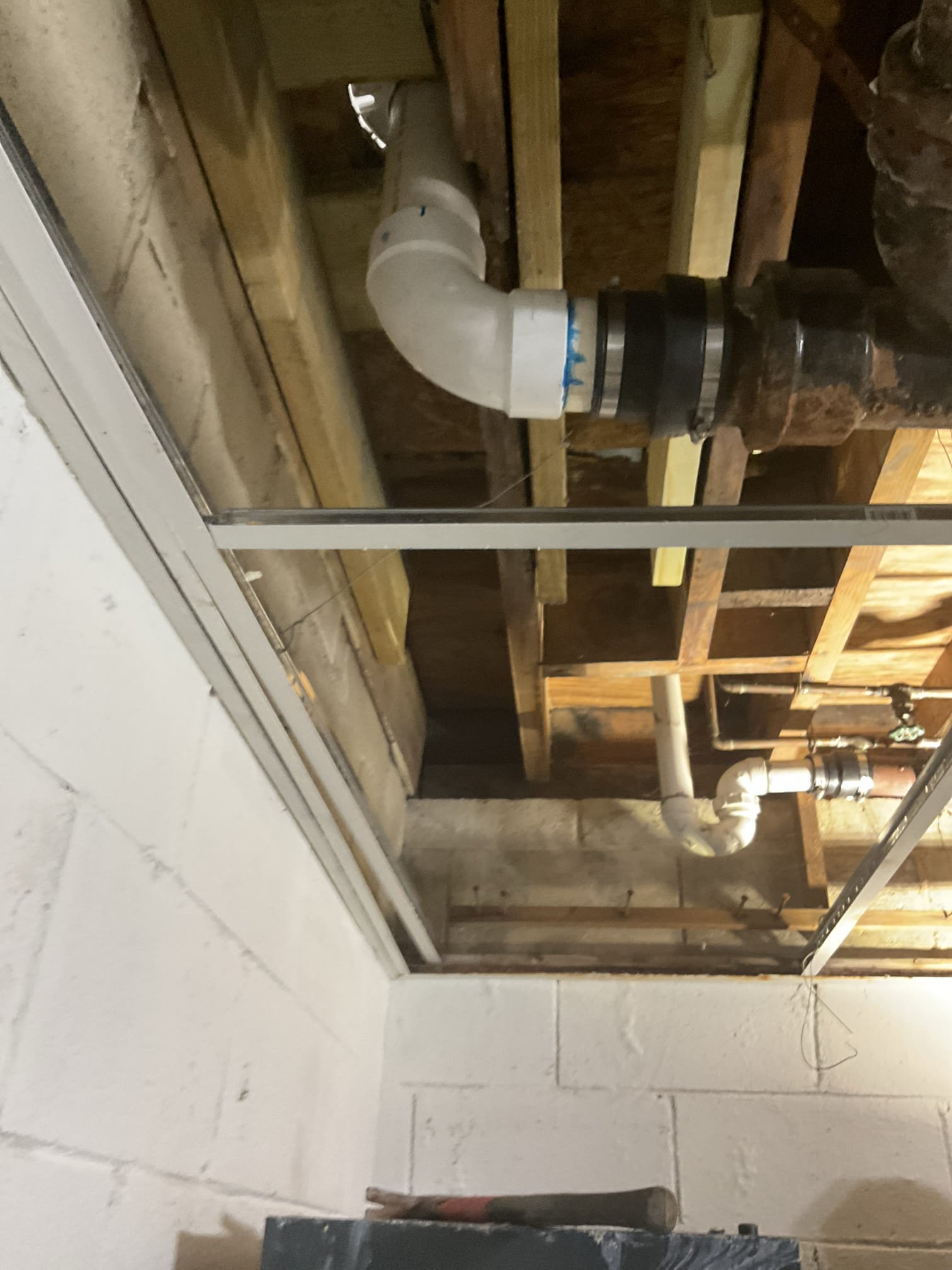 Replaced both unit A and B main water shut off valve and Prv , unit A  toilet pull and reset new flange and pipe below in basement. Replaced a washing machine box and p trap , corrected water heater vent pipe problem was not connected. 