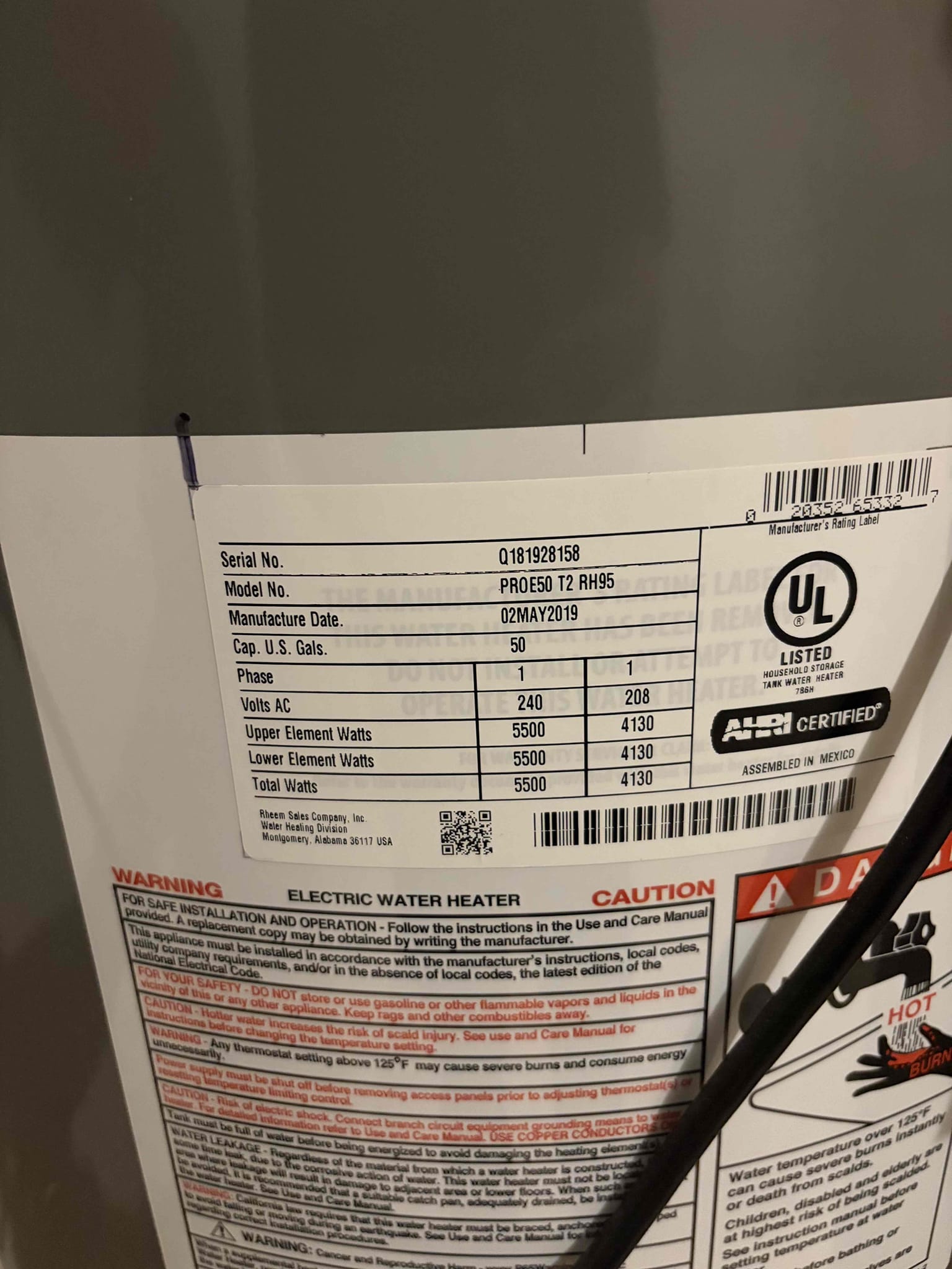 Upon arrival, customer states they’re getting lukewarm water from cold side. After inspection, noticed when turning hot water supply off. Both showers lose pressure and get no cold water. Informed customer a good starting point for a repair would be to replace both cartridges in shower.