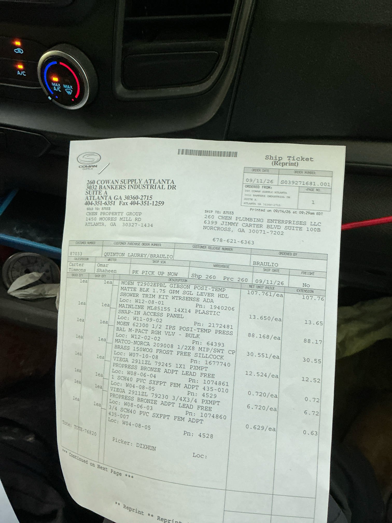 Customer was provided estimates for replacement of the existing 50 gallon gas water heater, PRV, front hose bib, recirculation pump, and shower valve. Customer approved all recommended work.


Replace existing 50 gas water heater in brought installation up to current code. Also replace recirculation pump serving the water heater.

Due to the existing PRV being inaccessible within crawlspace, we excavated near the water meter and installed a new meter box to provide proper access for the new PRV. Also, we installed a new front hose bib in crawlspace area.


Replace existing shower valve with a new Moen positive temp valve for future service ability. We did have to cut sheet rock but informed customer and customer approved access panel be installed.


All completed work was tested thoroughly. No leaks were observed, everything is working upon departure.