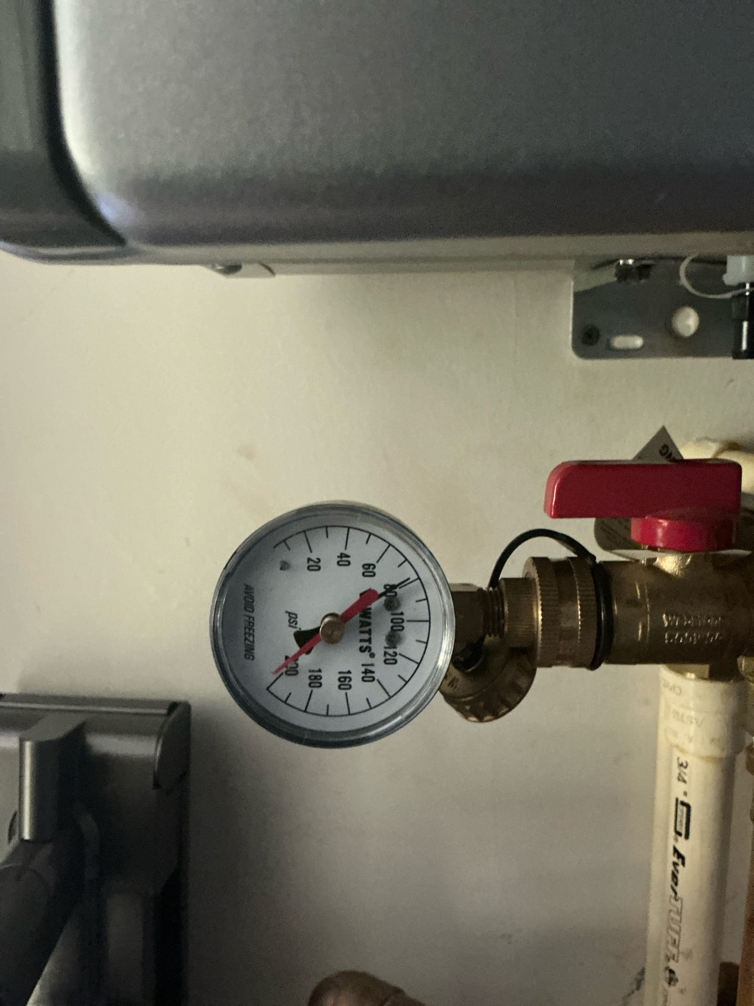 Customer stated leak in dishwasher. Went ahead and followed the dishwasher line to the angle stop valve and did not see any leaks on the line. Recommended customer to get in touch with appliance technician. Also went ahead and recommended a flush on the tankless water heater. Completed the flush and is in good working condition. 