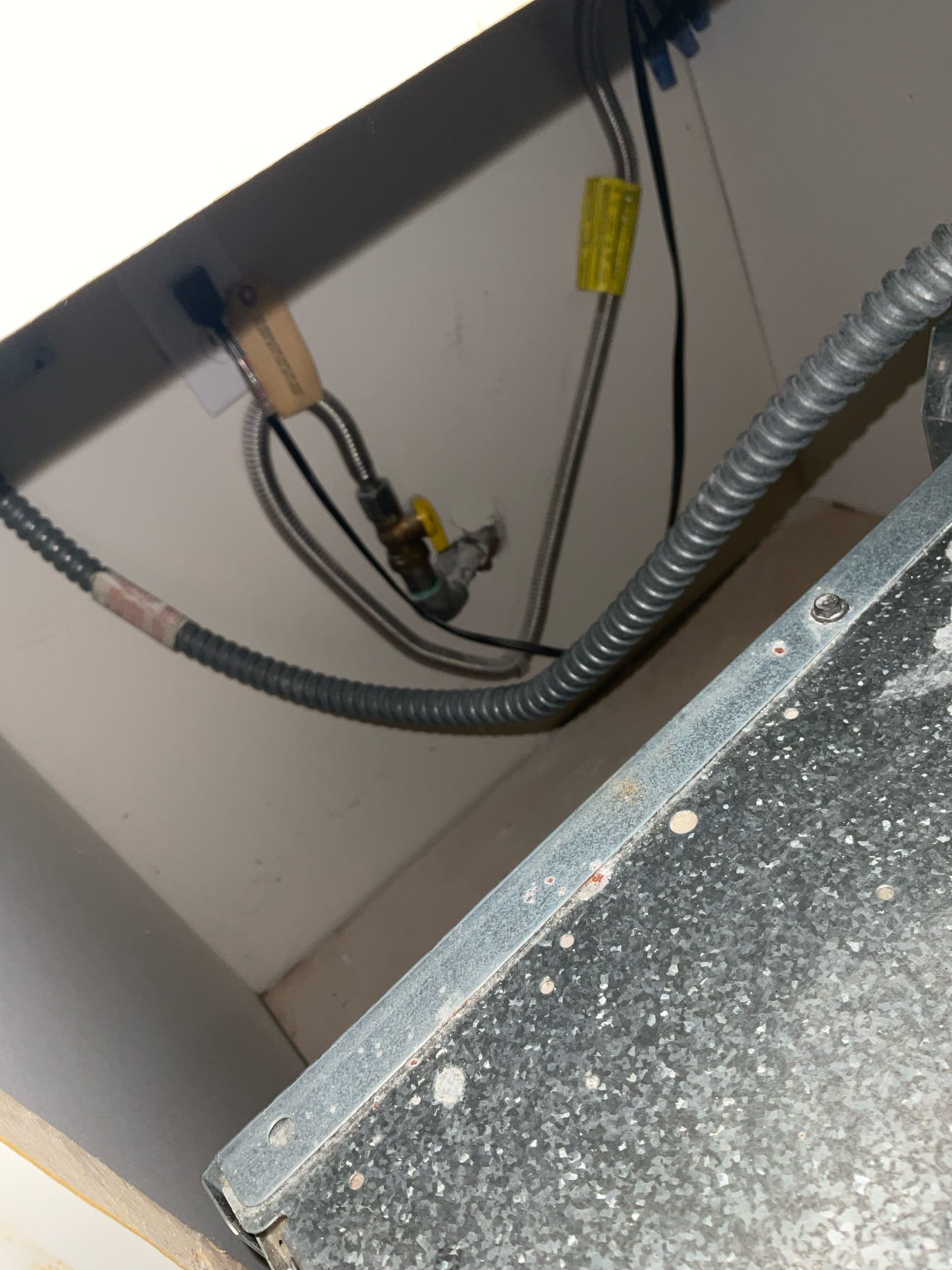Customer stated that they needed a gas line reworked behind stove. At this time, customer didn’t want to proceed with any work.