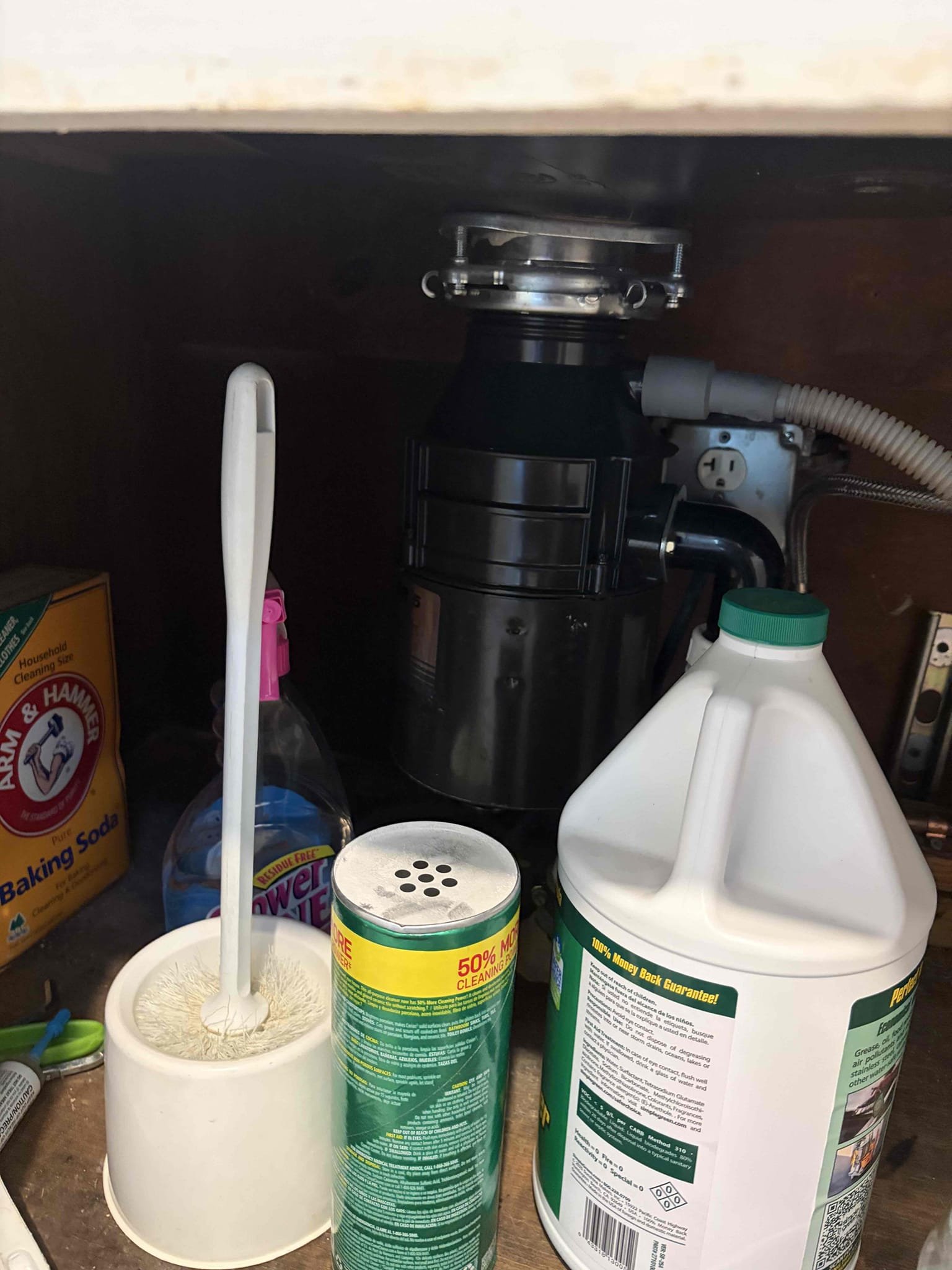 Upon arrival, customer states they are experiencing leak coming from cast-iron drain. After inspection, noticed leak coming from hub near kitchen sink. Provided customer estimates to perform a repair on cast-iron. Customer approved estimate. Replaced leaking section with 3 inch PVC and 3 x 2 wye. Test system, no leaks at departure.