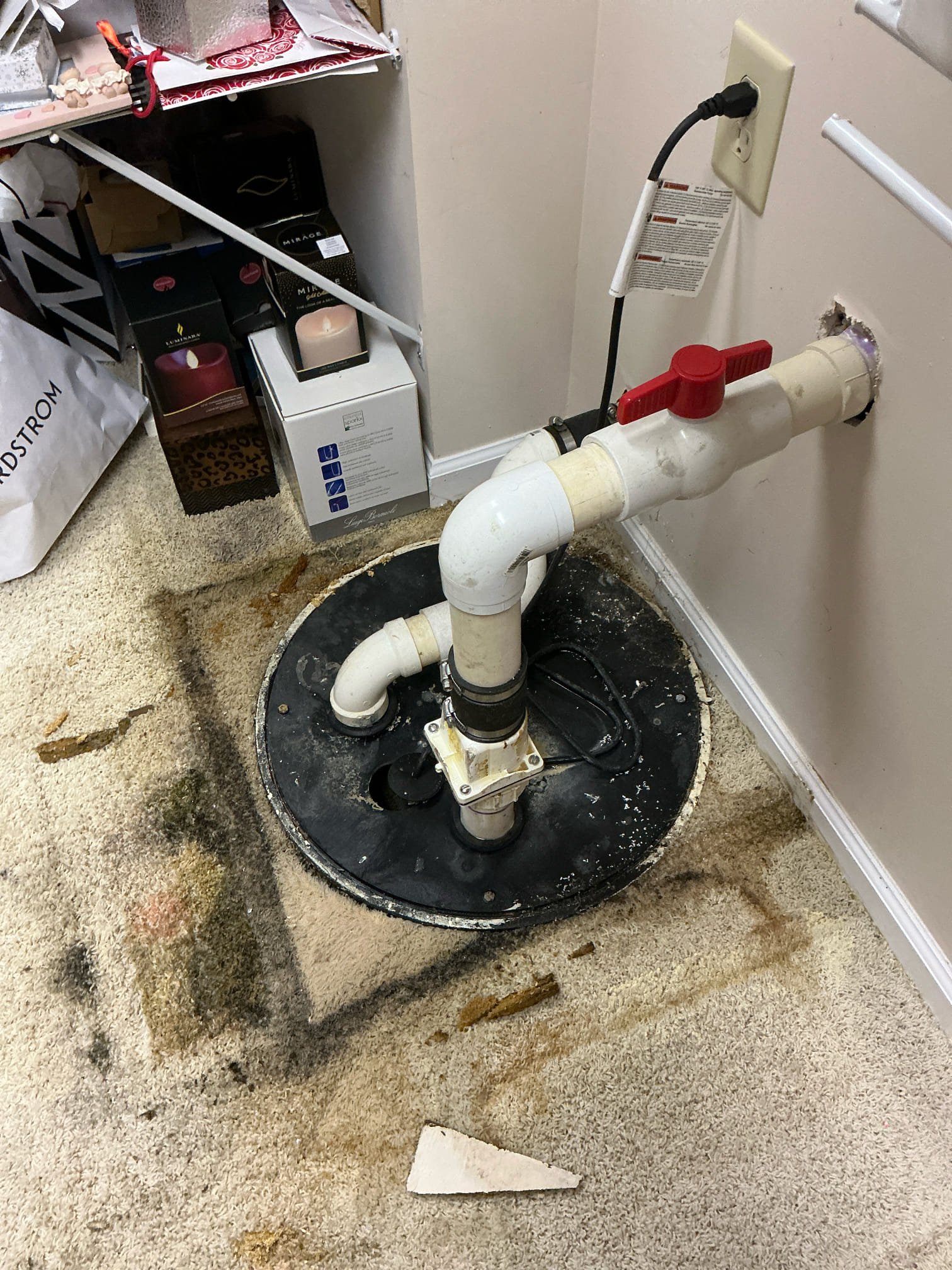 Customer called due to sudden failure of check valve on sewer ejection pump, gave customer option to replace check valve. Customer approved replace check valve and check thoroughly to confirm fix had no leaks or issues. Everything is working as intended at this time.