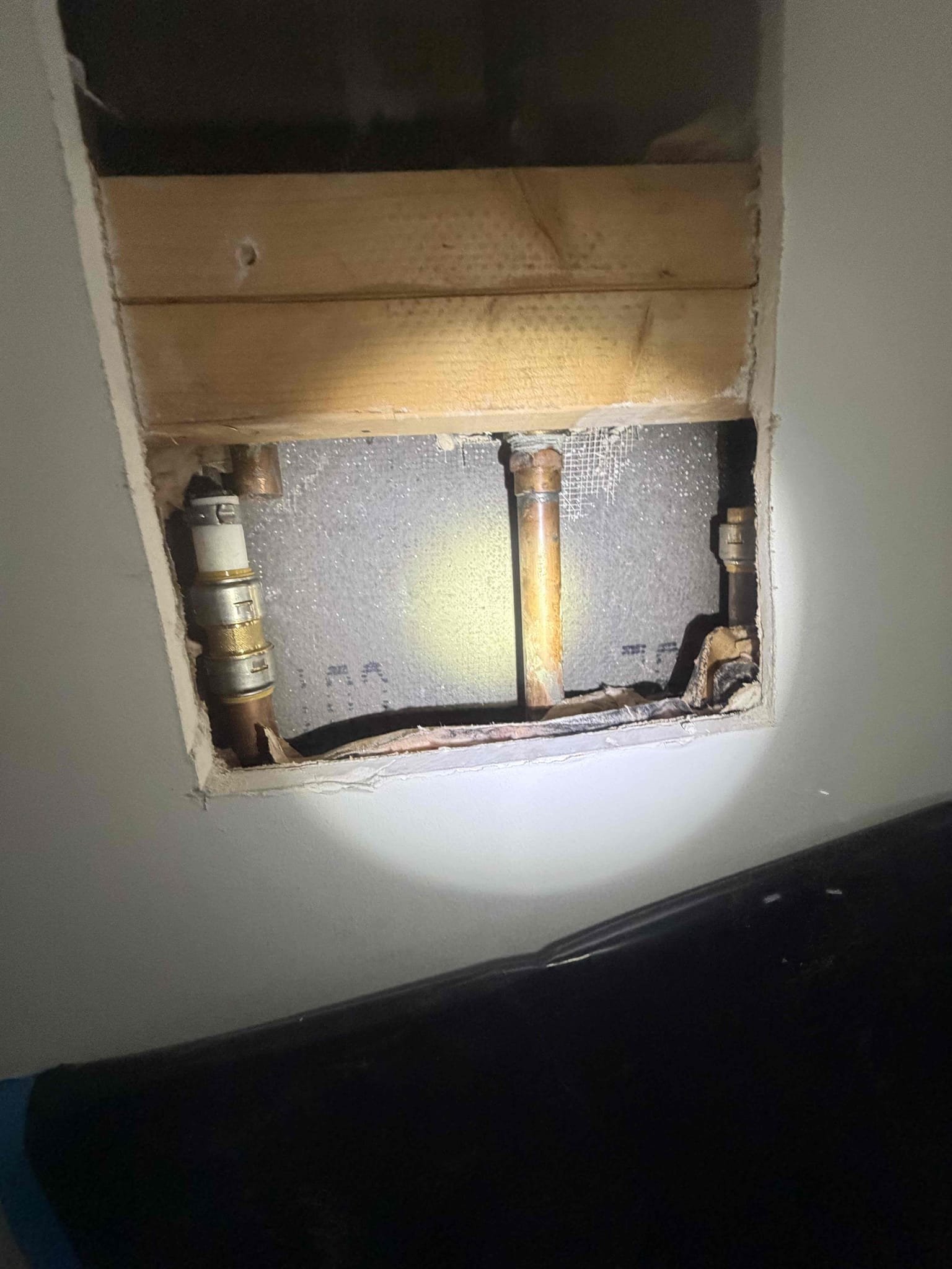 Gave customer estimates to replaced stripped and capped shower valve. Customer will order new shower valve and call us back out once delivered.