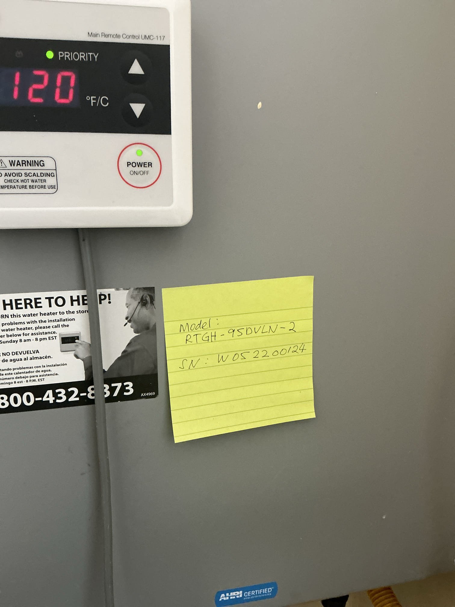 Customer would like tankless unit flushed. Gave customer and estimate to flush tankless unit with or without our win with Chen membership plan. Also left estimate for new pressure regulator replacement seeing pressure is at 81psi. 