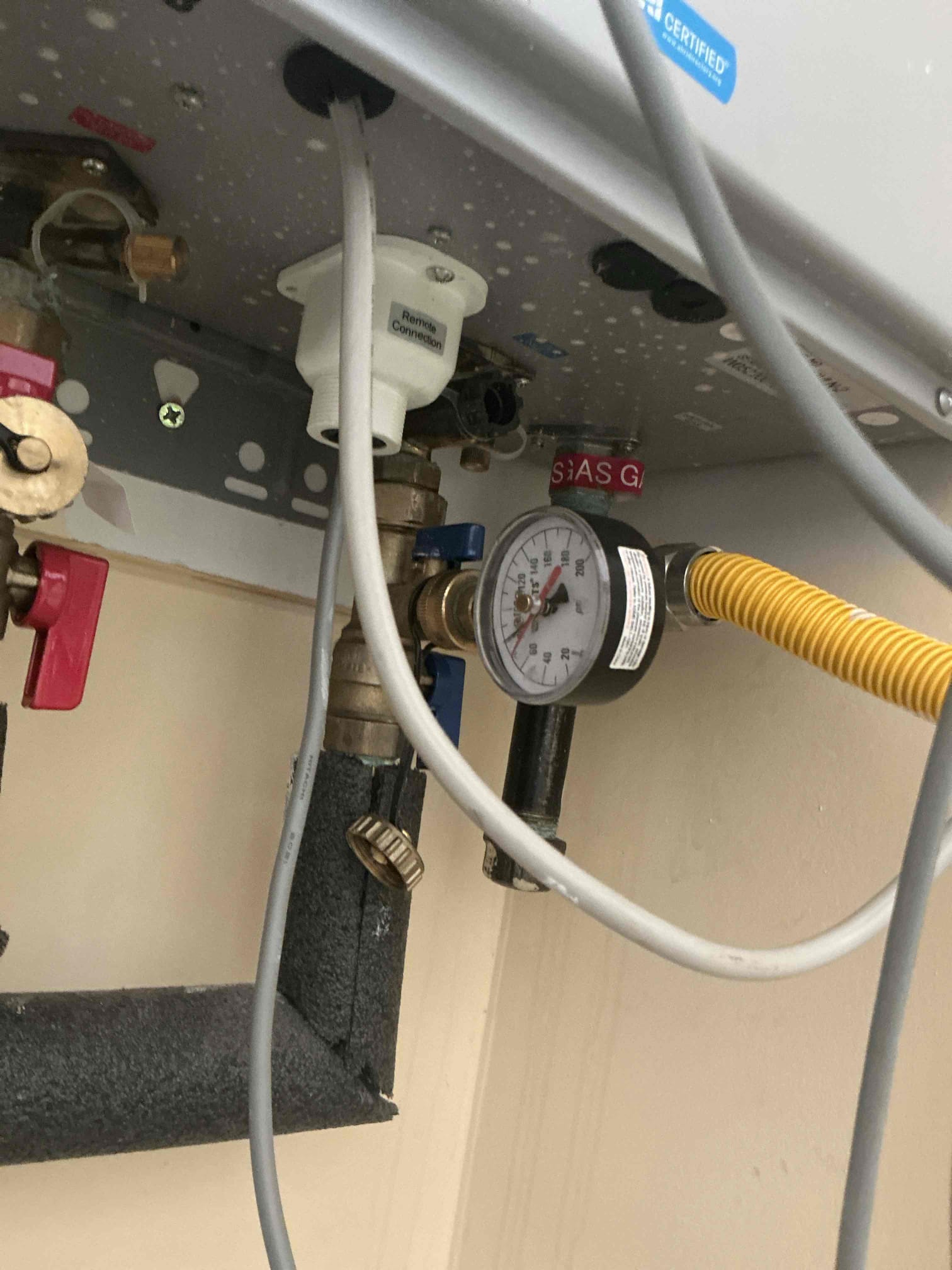 Customer would like tankless unit flushed. Gave customer and estimate to flush tankless unit with or without our win with Chen membership plan. Also left estimate for new pressure regulator replacement seeing pressure is at 81psi. 