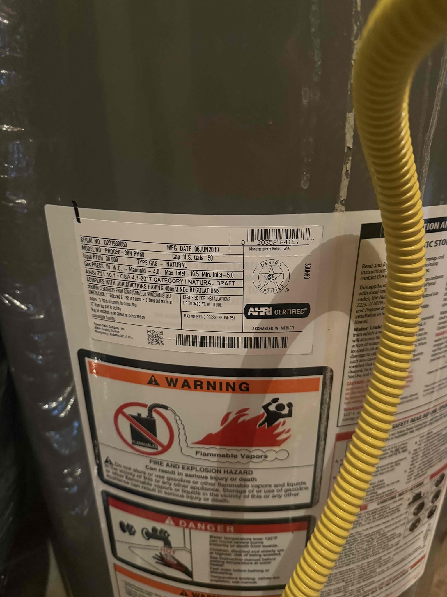 Customer has a slow leak above the water heater upon arrival. Customer stated they noticed a slow leak and want a price to repair it, customer also mentioned it takes a while for the water upstairs to get hot. Left customer with options to take care of all the issues 