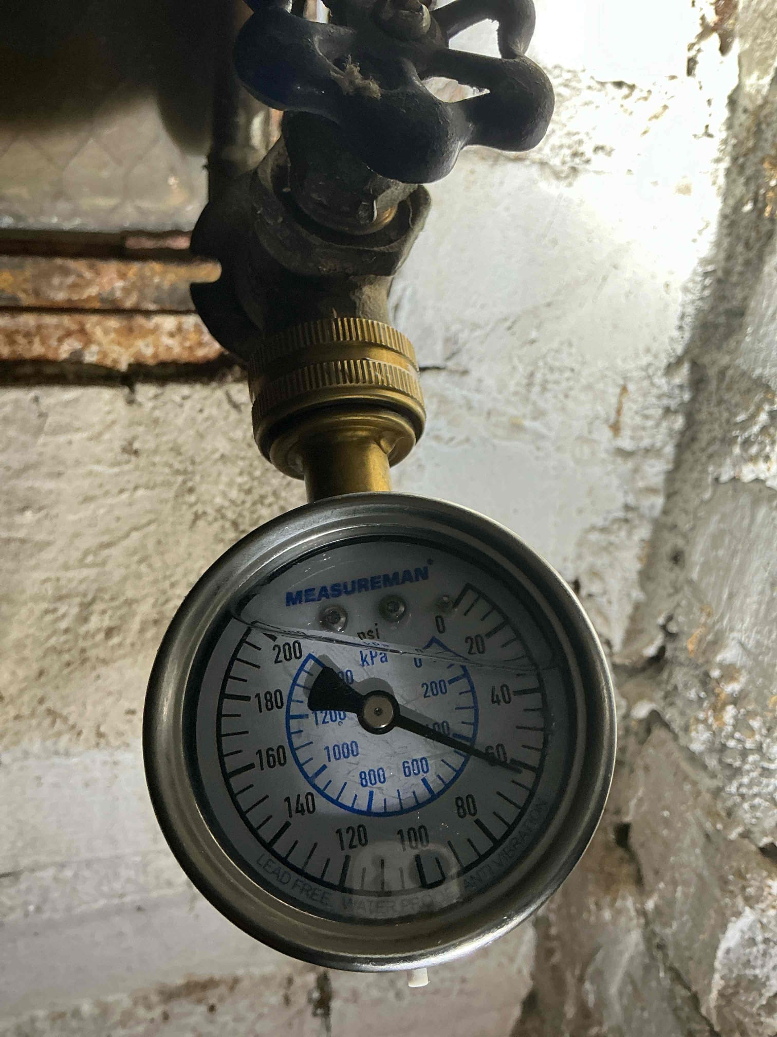 Customer reported hearing vibration on pipe, determined line to be hose line that was vibrating due to hose bib  being shut off completely shut off completely and noise stopped. Informed customer if situation happens again replacement of frost free hose bib is recommended.